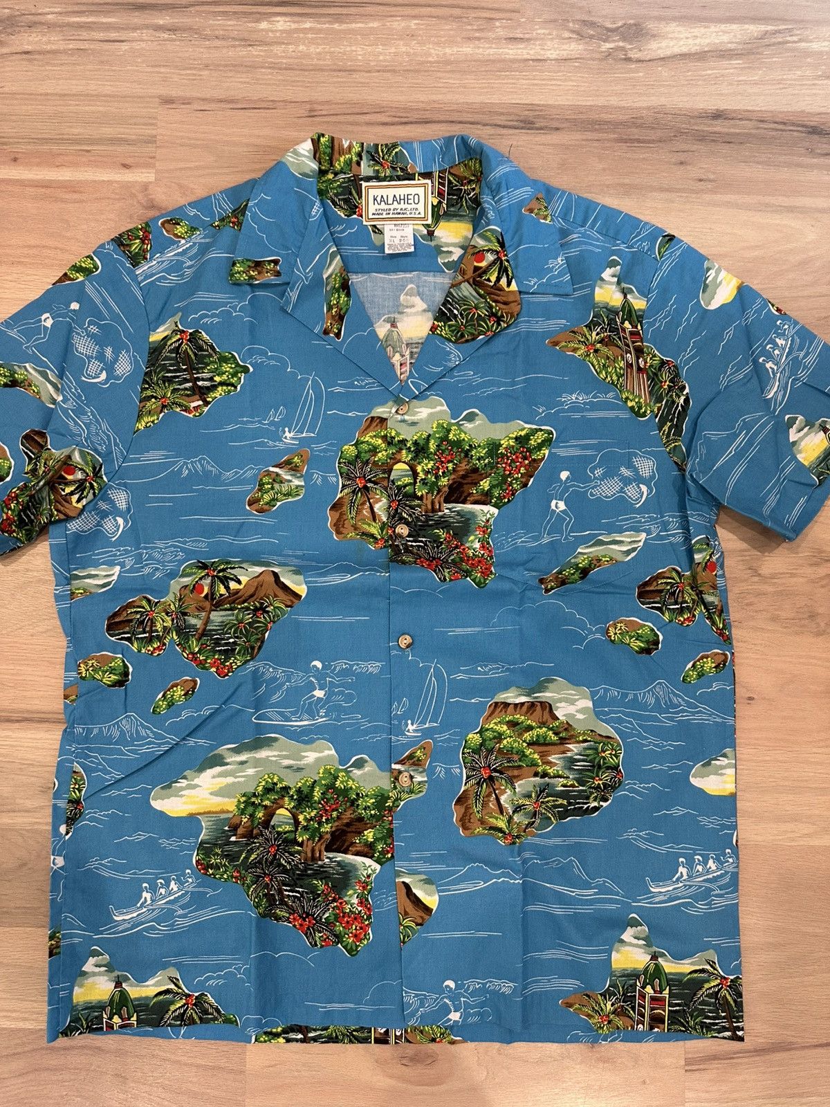 Kalaheo Vintage Kalaheo Hawaiian Shirt Island Surfing Theme XL Size US XL / EU 56 / 4 - 1 Thumbnail