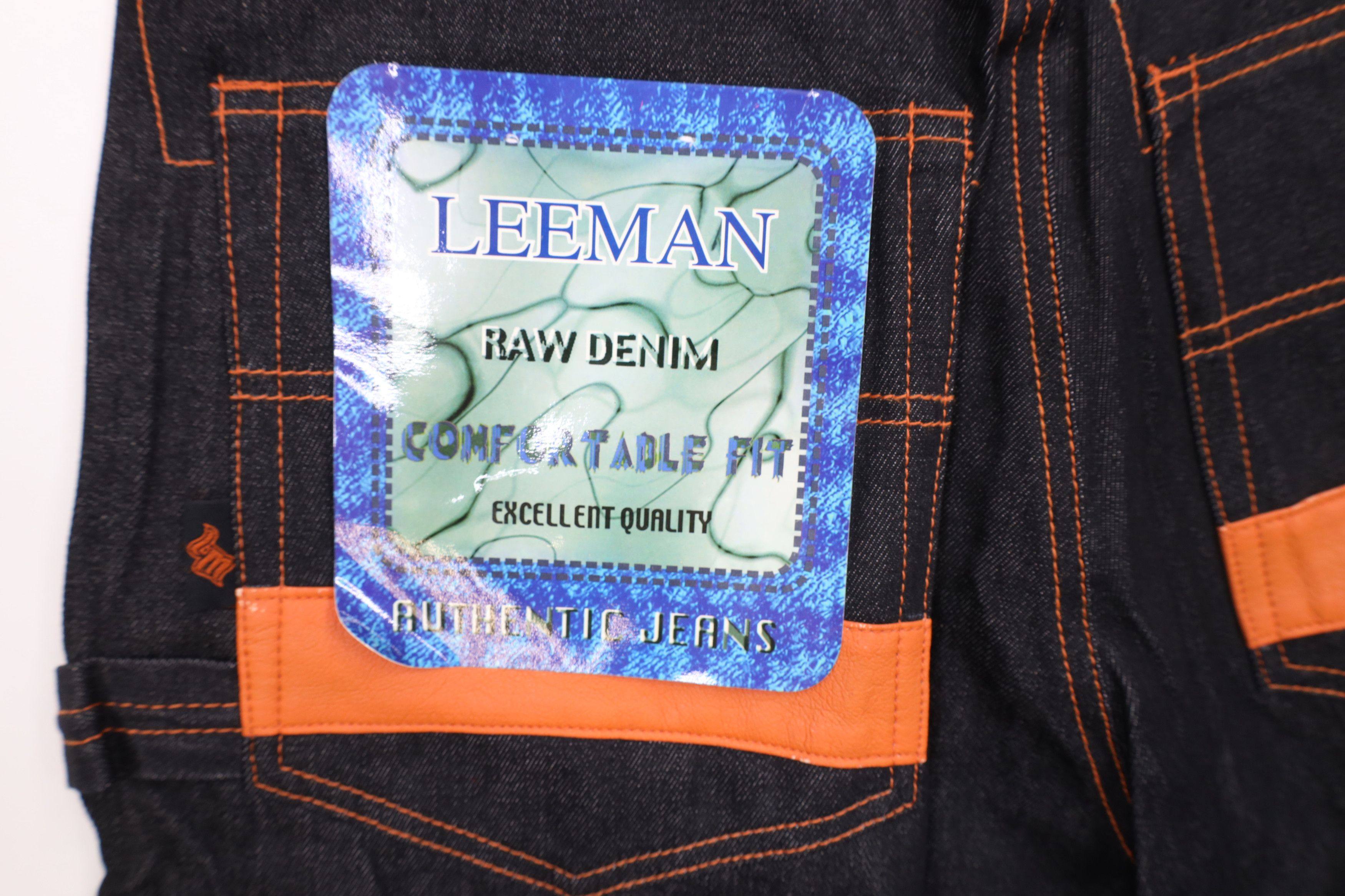 Vintage Deadstock Vintage 90s Streetwear Denim Jean Shorts Black Size US 32 / EU 48 - 14 Thumbnail