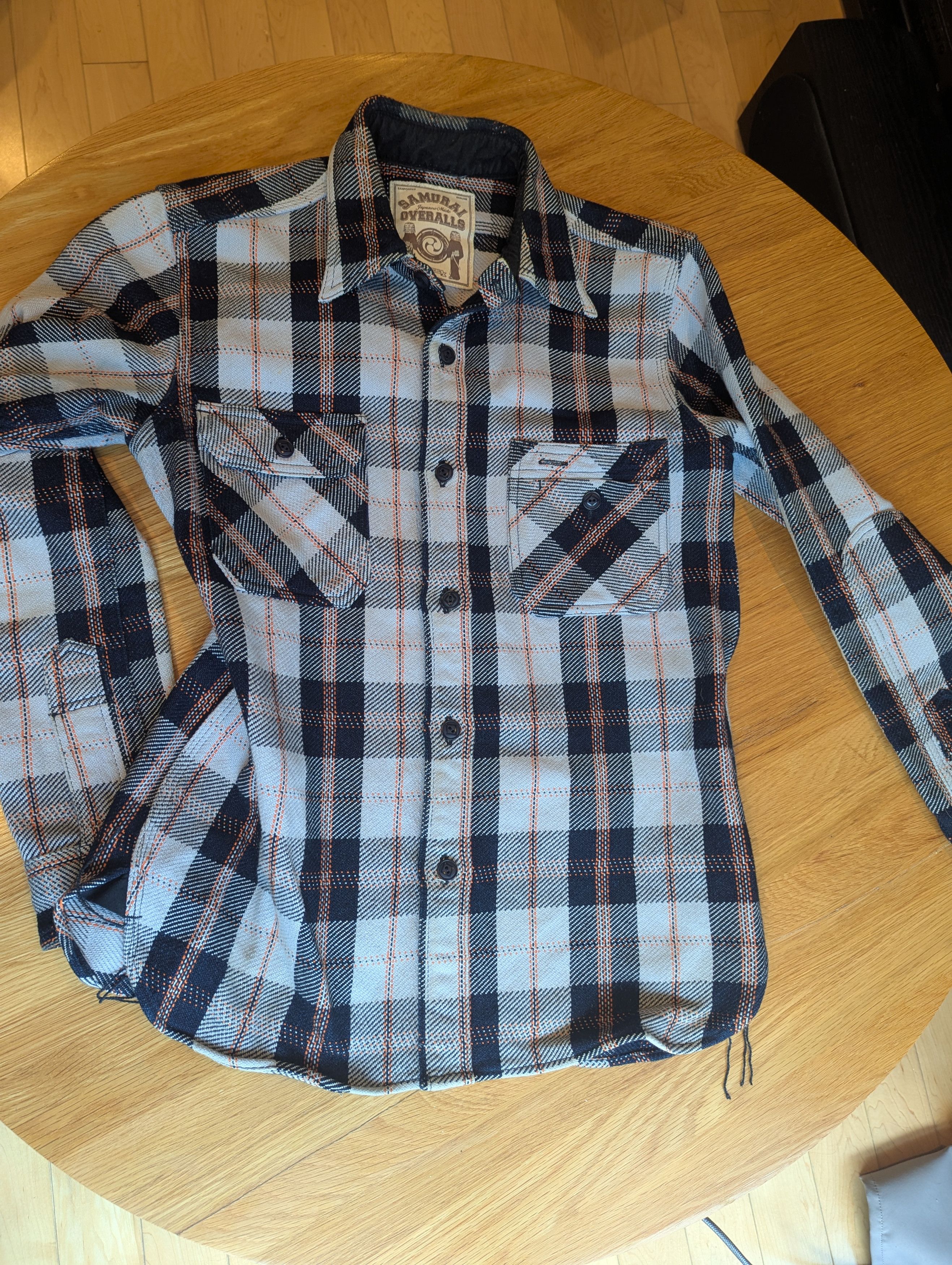 Samurai Jeans Samurai Jeans Rope-dyed Indigo Heavy Flannel Work Shirt Size US S / EU 44-46 / 1 - 2 Thumbnail