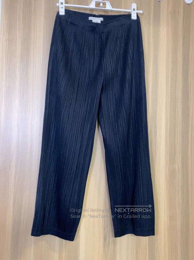 Issey Miyake Issey Miyake Dark Blue Trousers Size 25" / US 0 / IT 36 - 2 Thumbnail