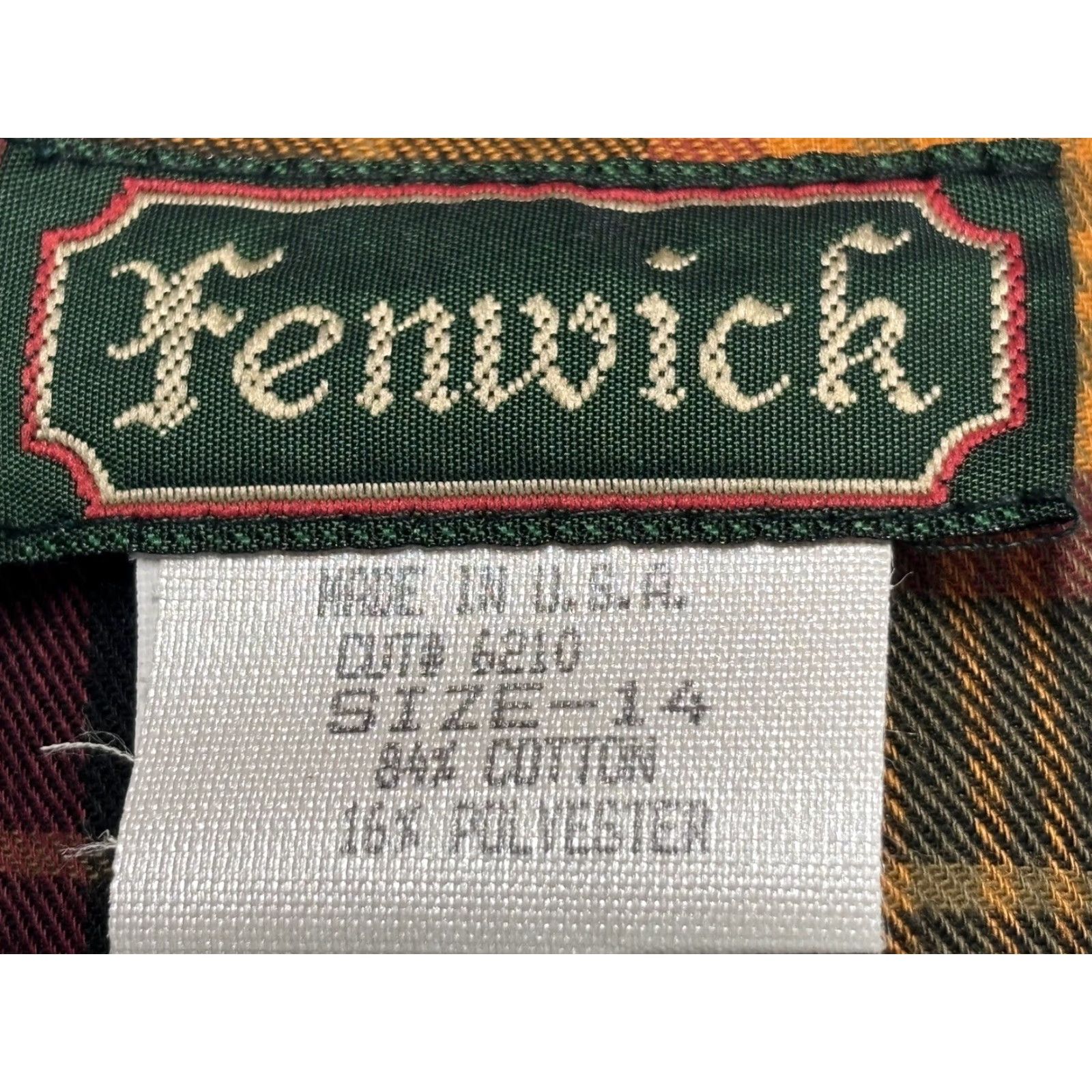 Vintage VINTAGE Fenwick Corduroy Jumper Midi Dress Sz 14 Women’s Pockets Sleeveless Made USA Burnt Orange 1990s Modest Womens Size XL / US 12-14 / IT 48-50 - 6 Thumbnail