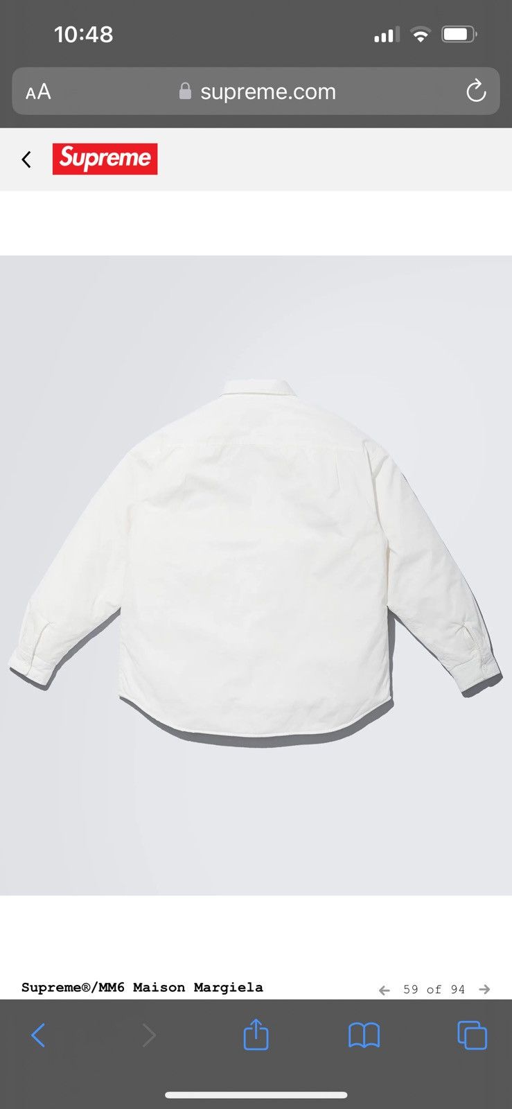 Maison Margiela × Supreme Supreme x Margiela MM6 Shirt Size US XL / EU 56 / 4 - 8 Thumbnail