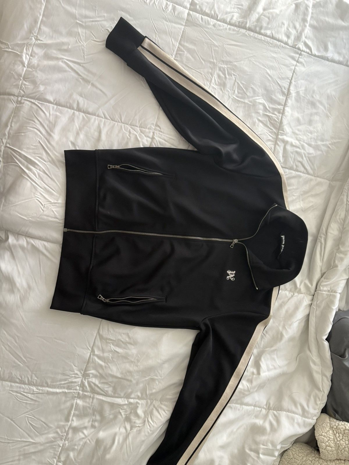 Palm Angels Palm Angels Monogram Embroidered Zipped Jacket Size US M / EU 48-50 / 2 - 1 Thumbnail