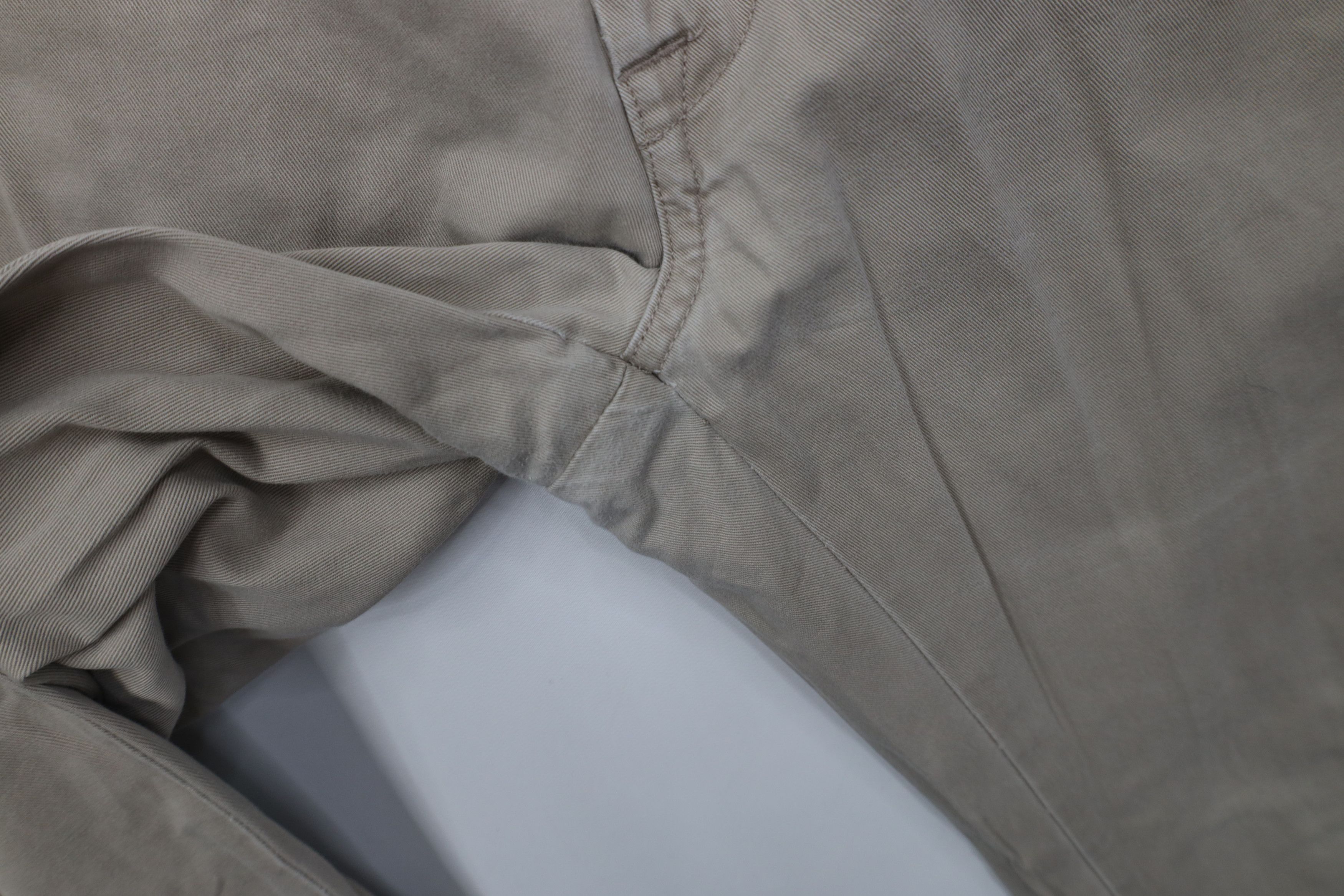Ralph Lauren Vintage 90s Ralph Lauren Wide Leg Chino Pants Beige Cotton Size US 38 / EU 54 - 7 Thumbnail