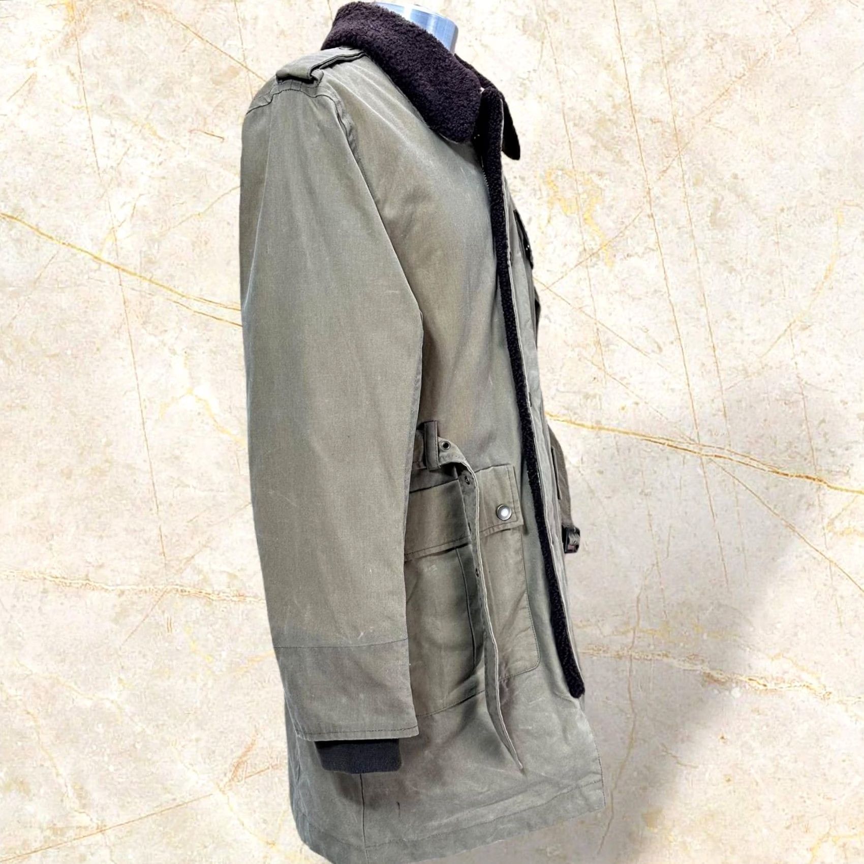 Timberland Timberland X British Millerain Premium Waxed Car Military Coat 8514J262 size L/G Size US L / EU 52-54 / 3 - 6 Thumbnail