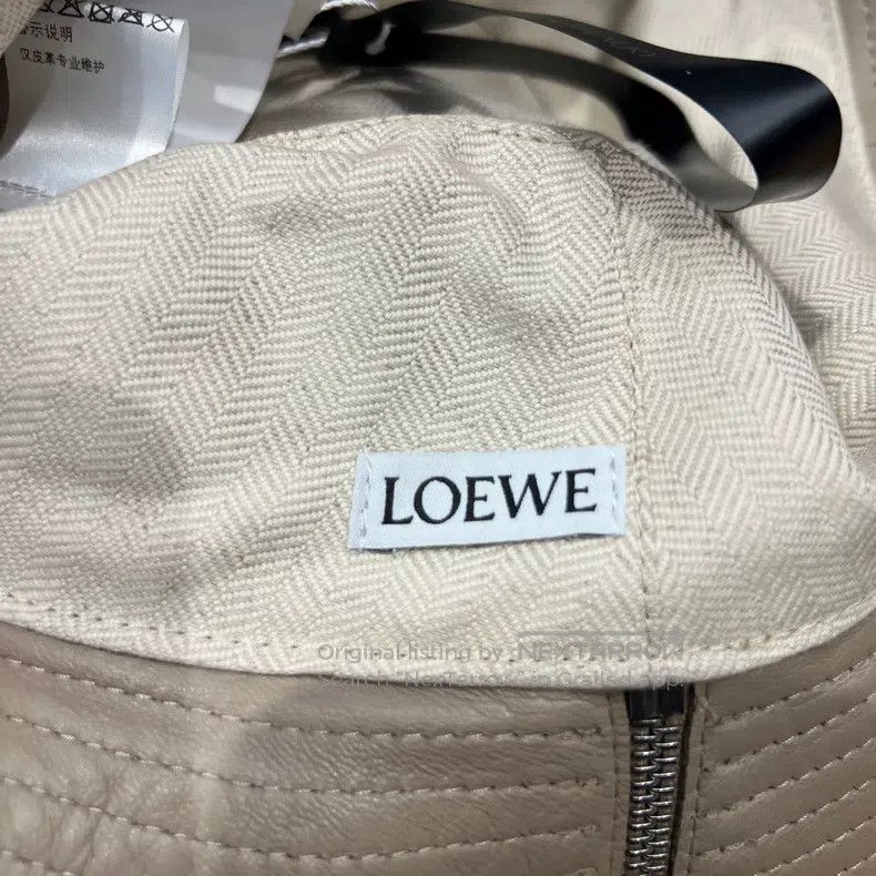Loewe Loewe size 57 Zippered Leather Fisherman's Hat Size ONE SIZE - 4 Thumbnail