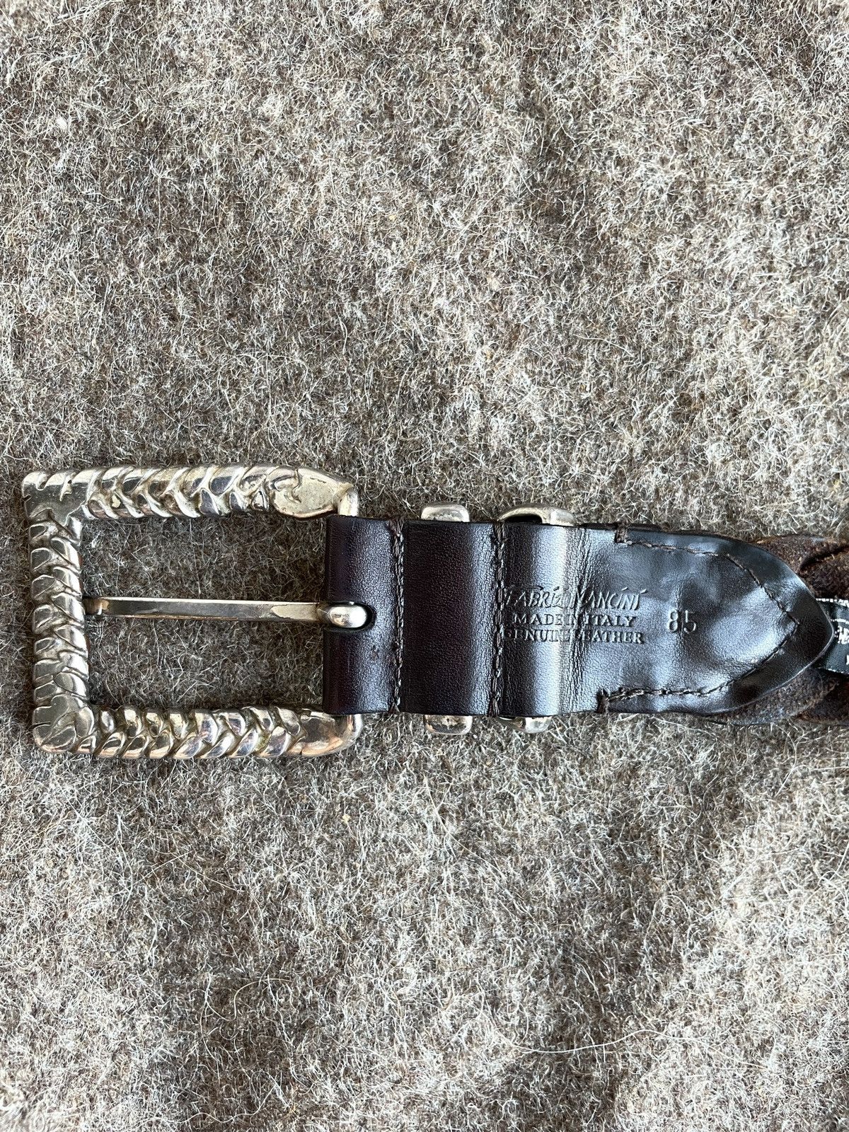 Other Fabrizio Manci Leather Belt Size ONE SIZE - 6 Thumbnail