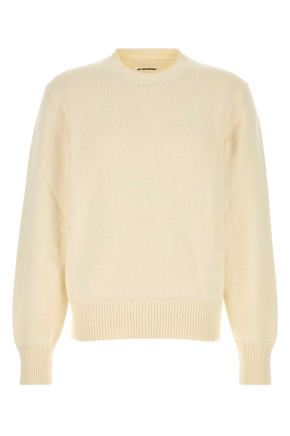 Jil Sander Ivory Cotton Sweater Size US XXL / EU 58 / 5 - 1 Thumbnail