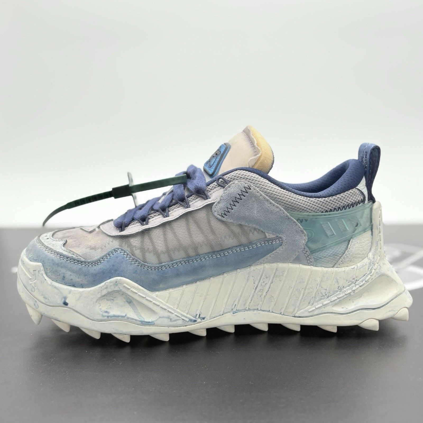 Off-White Off-White ODSY-1000 ' Blue Overdye ' | GREAT CONDITION! Size US 8 / EU 41 - 4 Thumbnail