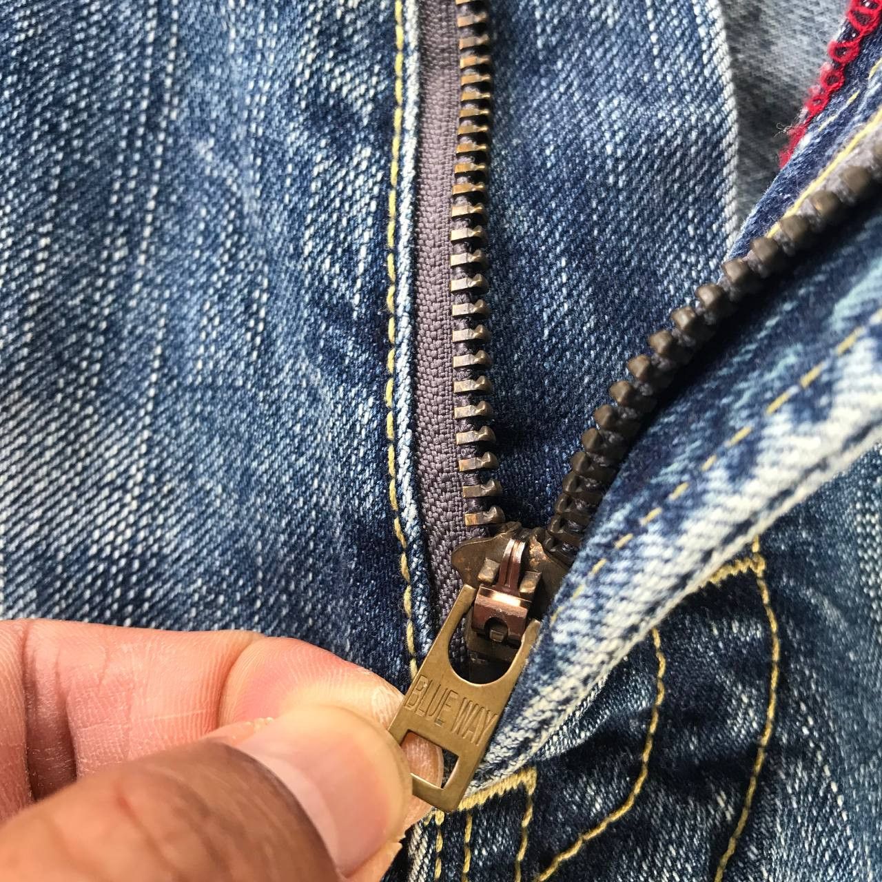 Other FLARED BLUEWAY JAPAN DISTRESSED LOWRISE DENIM W33x33 Size US 33 - 10 Thumbnail