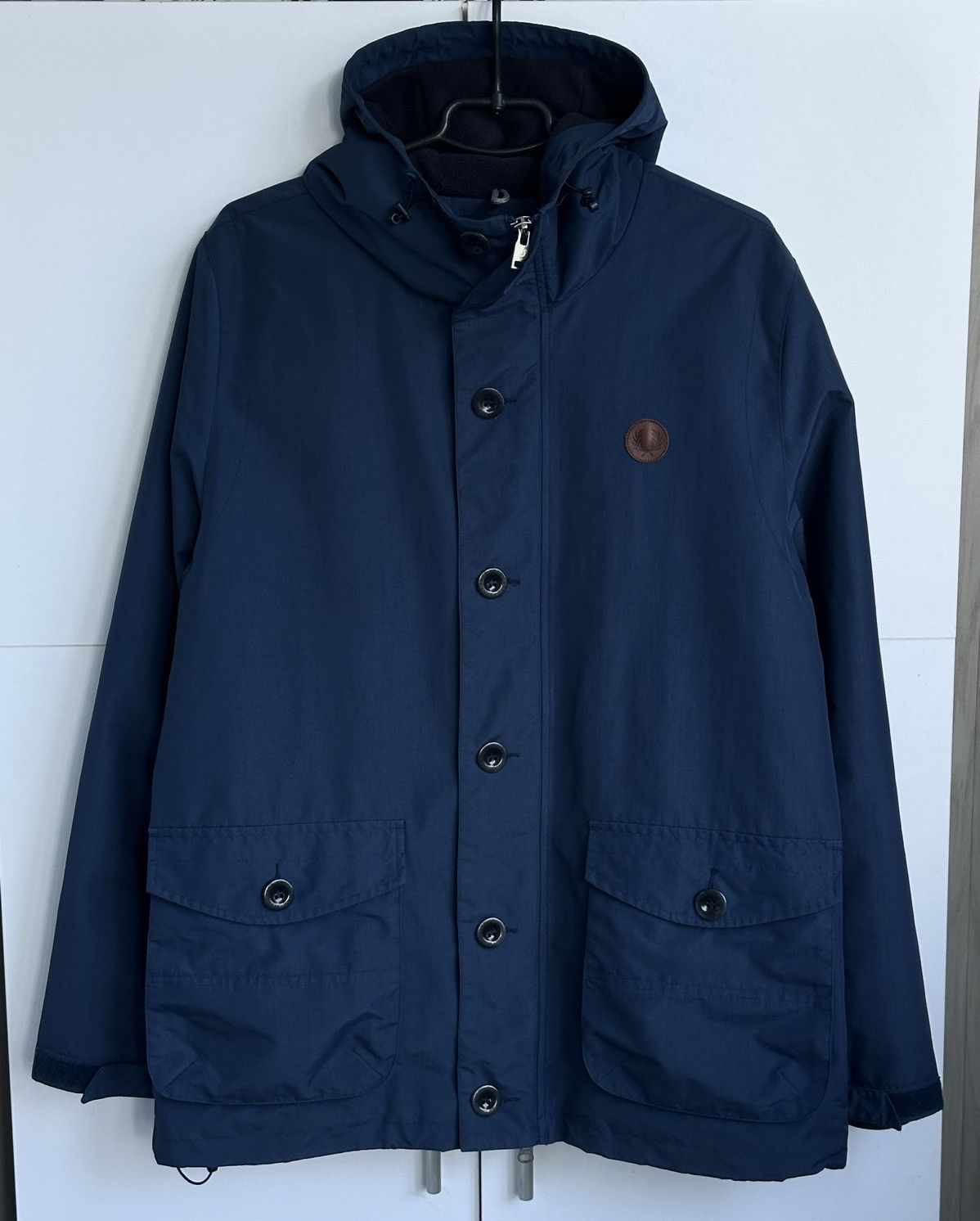 Fred Perry FRED PERRY Men Hooded Water Resist Parka Coat Jacket Size L Size US L / EU 52-54 / 3 - 7 Thumbnail