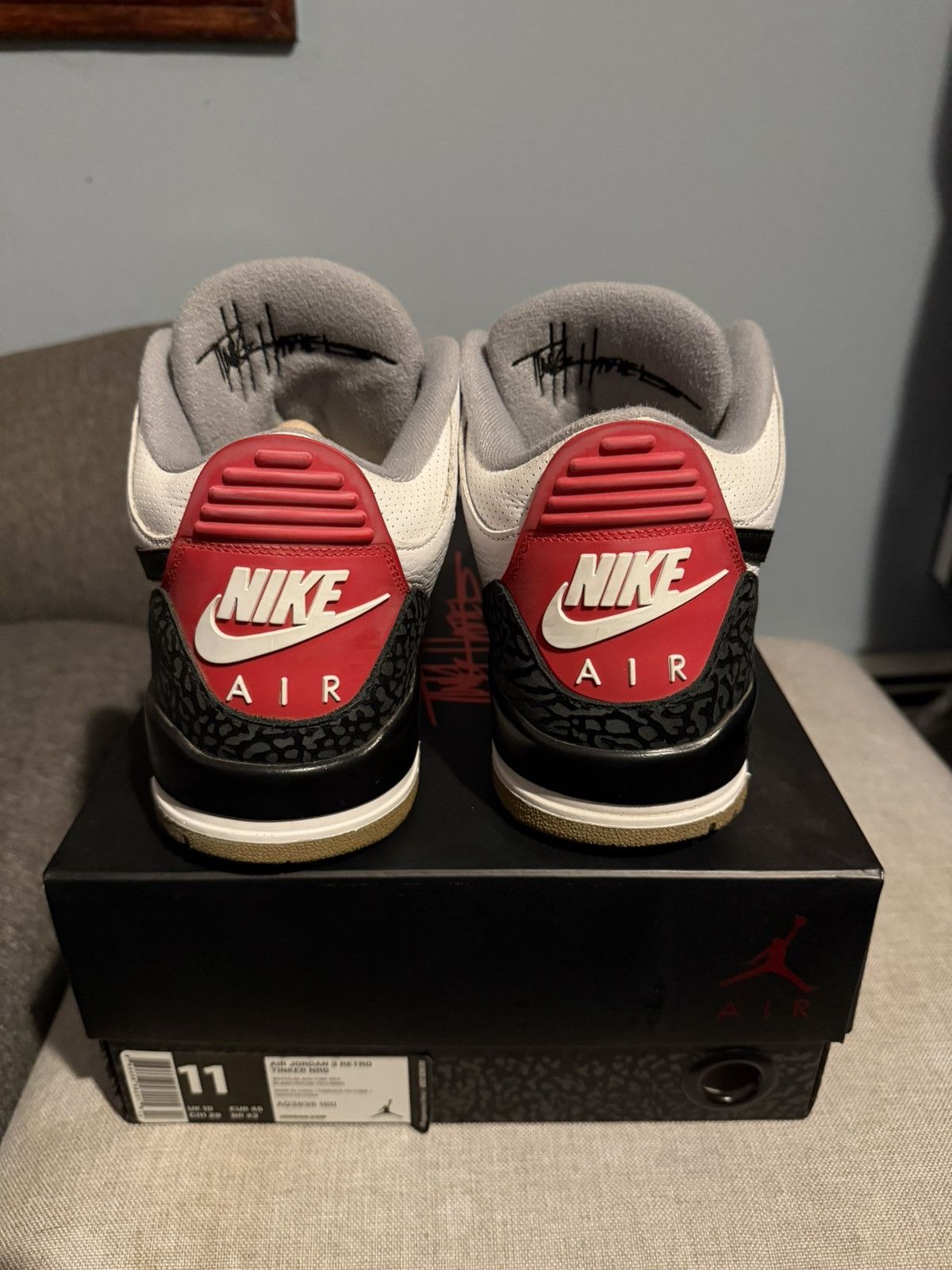 Jordan Brand Jordan 3 Retro Tinker Hatfield Size US 11 / EU 44 - 2 Thumbnail