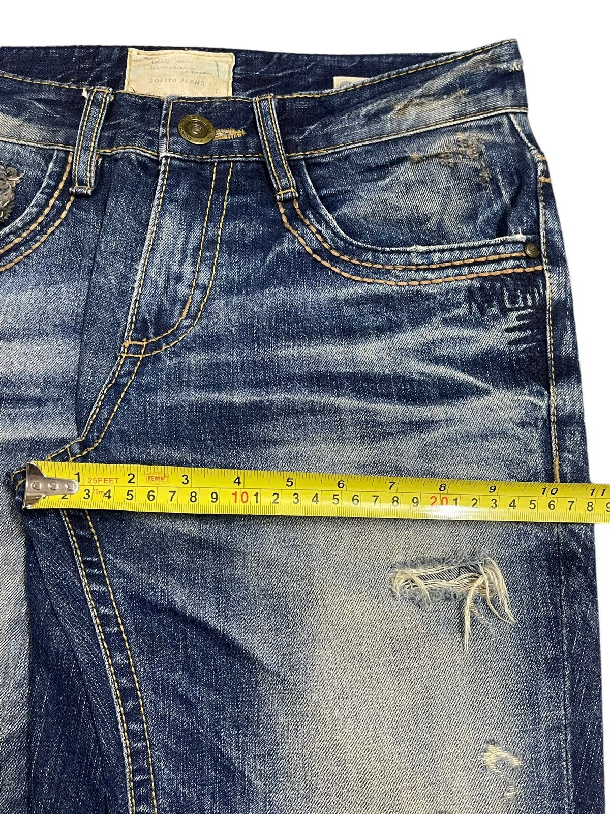 Tornado Mart Vintage Japanese Brand Faded Wash Distress Loose Jeans Size US 32 / EU 48 - 15 Thumbnail