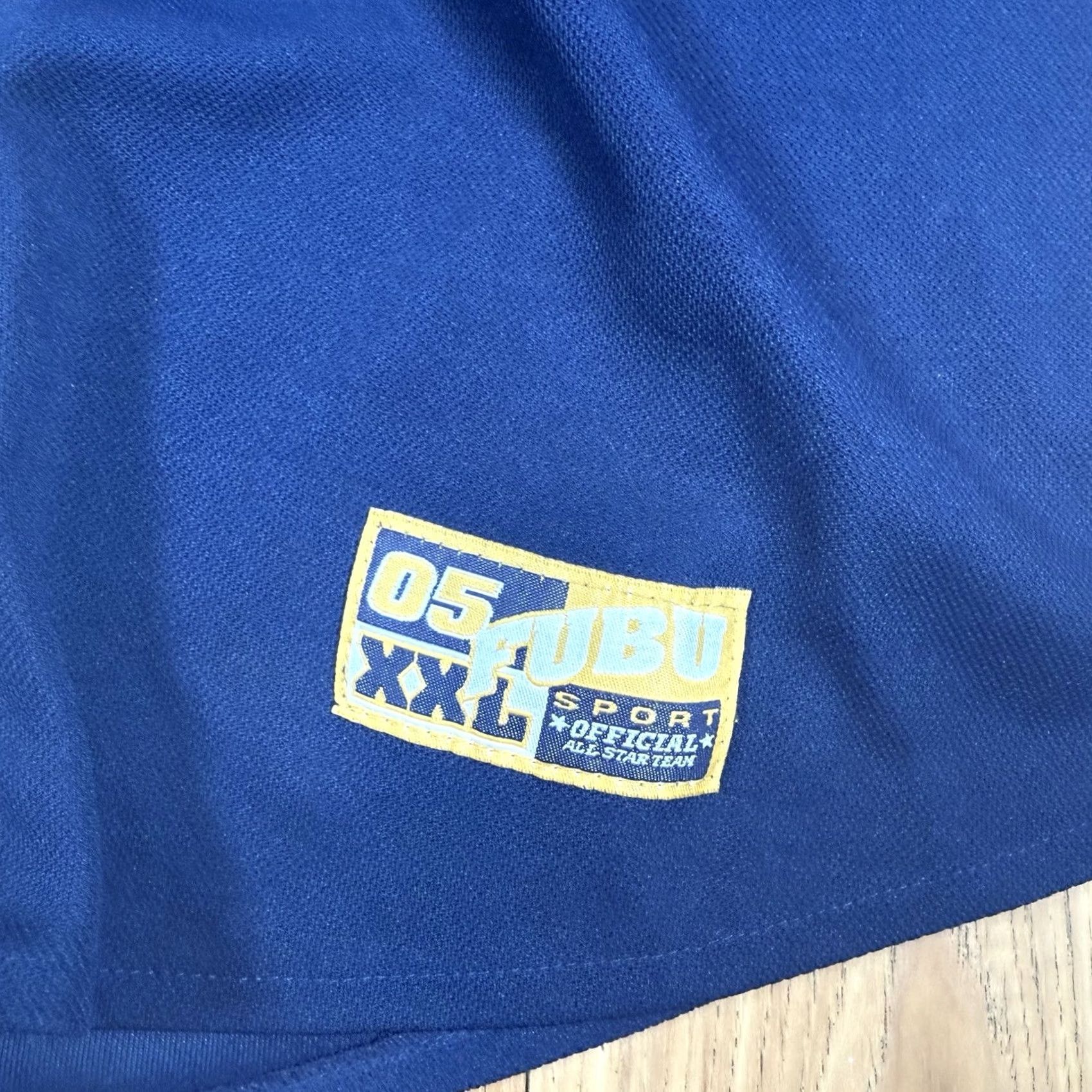 Fubu VINTAGE FUBU Baseball Jersey Shirt XL Mens Blue Button 05 Sports Collection Y2K Size US XL / EU 56 / 4 - 3 Thumbnail