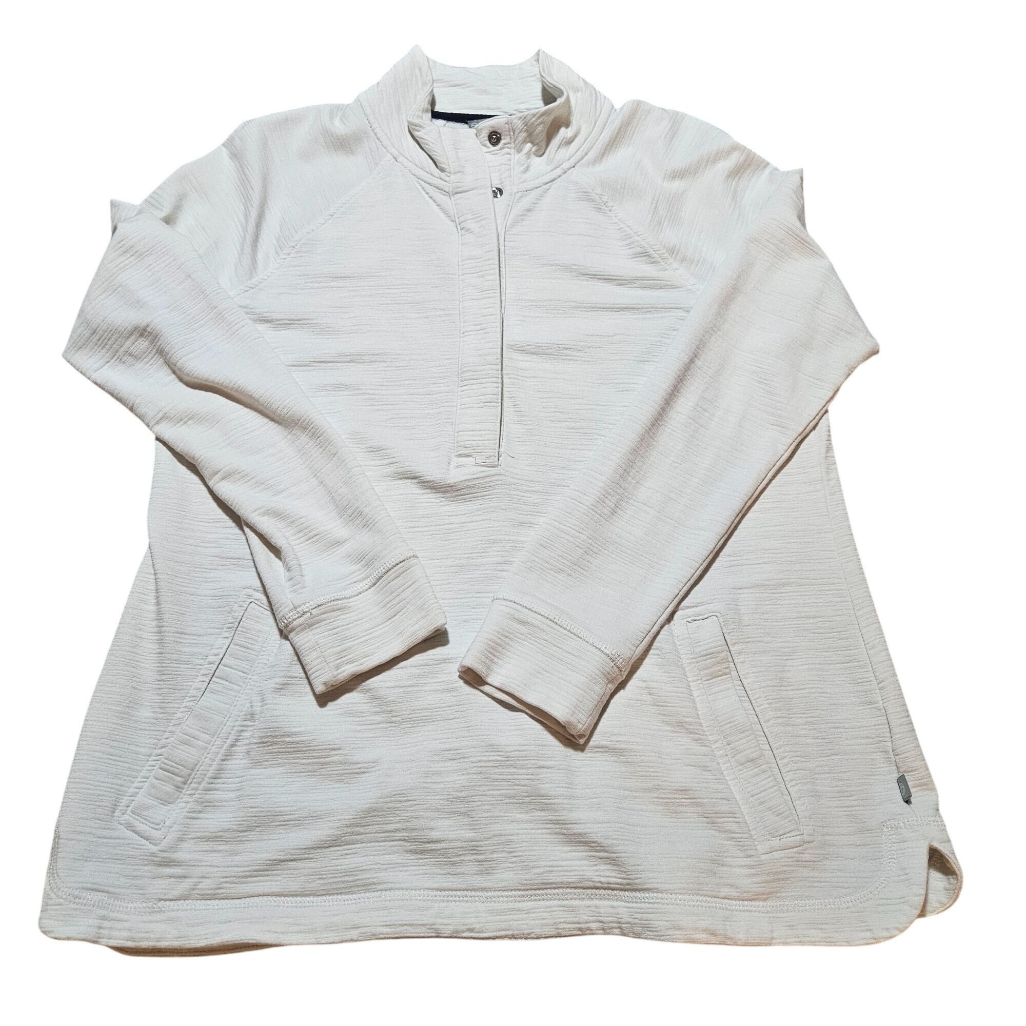 Other Talbots Woman's Stone 3/4 Zip Sweatshirt Med UPF 50+ Preppy Size M / US 6-8 / IT 42-44 - 9 Thumbnail