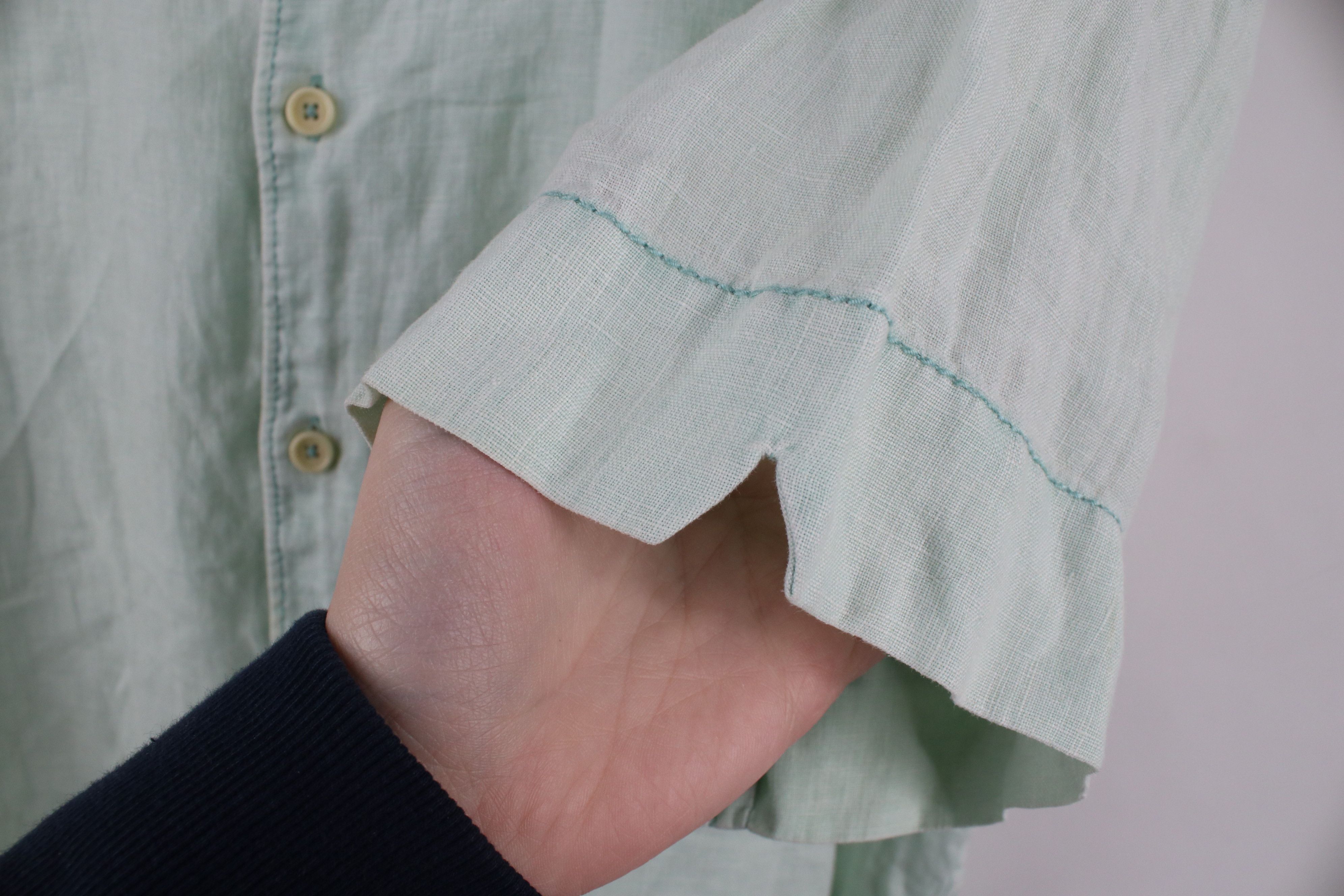 Tommy Bahama × Vintage Vintage Tommy Bahama Linen Beach Short Sleeve Button Shirt Size US L / EU 52-54 / 3 - 7 Thumbnail