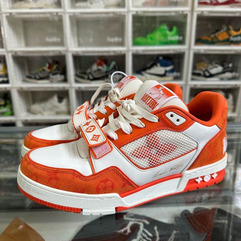 Louis Vuitton Louis Vuitton Trainer Low Top Stylish Sneakers 0089 Size US 9.5 / EU 42-43 - 1 Thumbnail