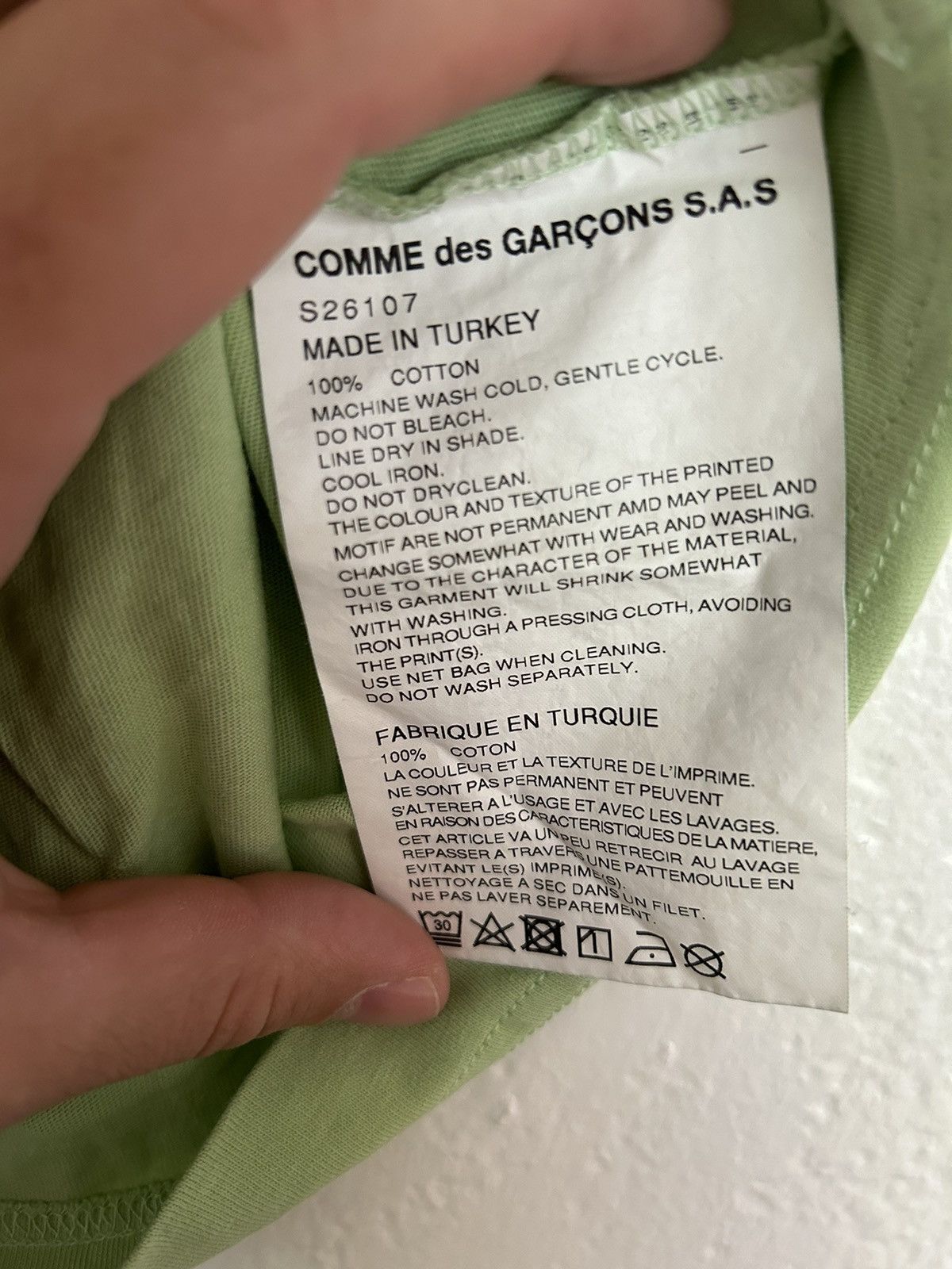 Comme des Garcons Comme des garçons tee Size US M / EU 48-50 / 2 - 5 Thumbnail