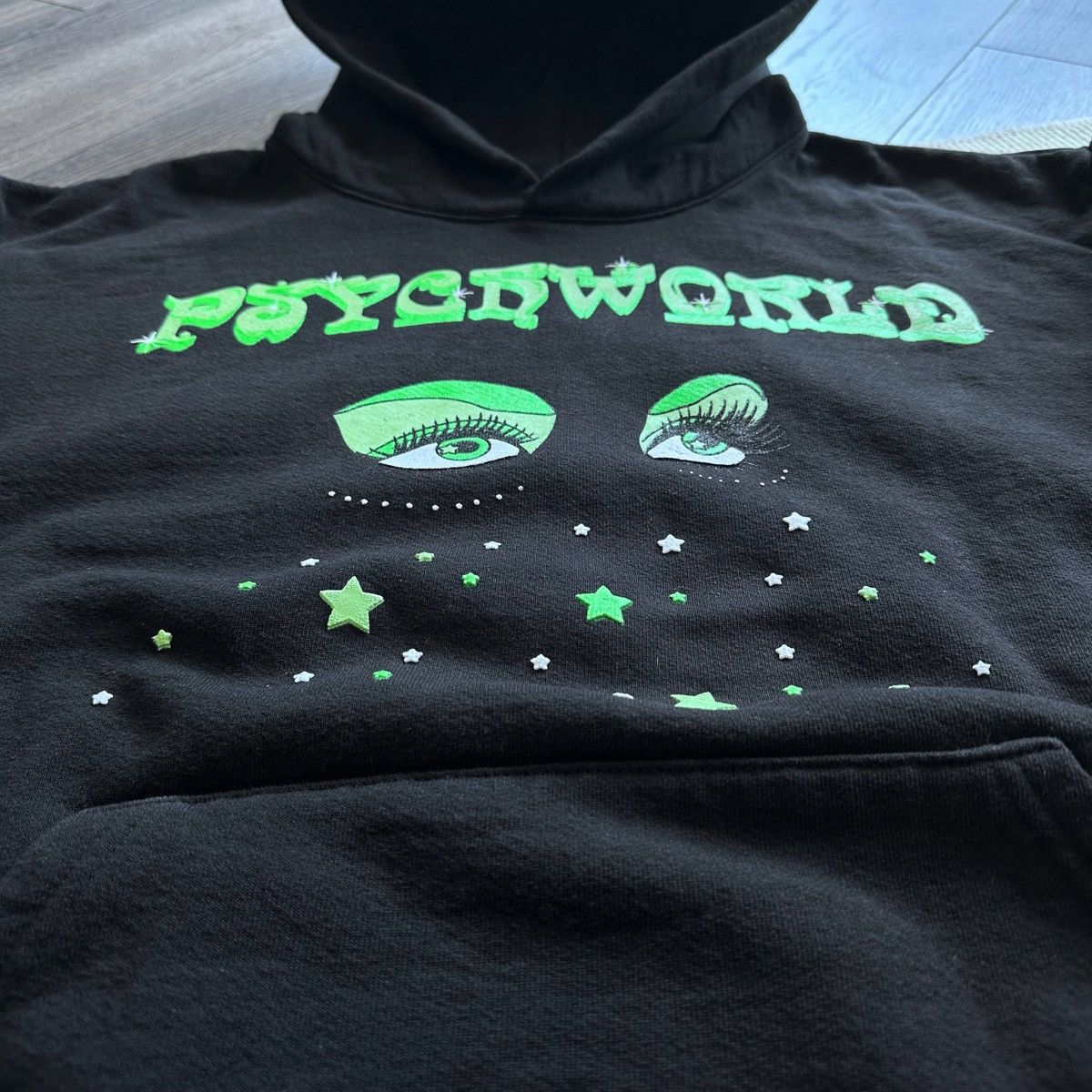 Psychworld PSYCHWORLD Dream State Heavyweight Black Hoodie Size US L / EU 52-54 / 3 - 3 Thumbnail