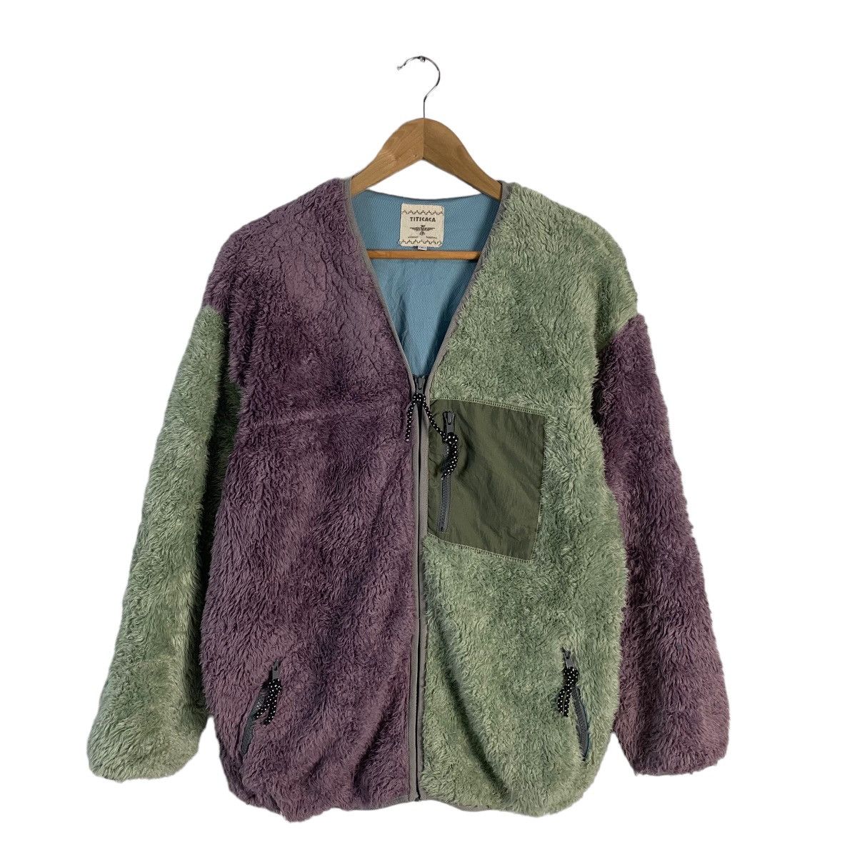 Japanese Brand Titicaca Fleece Color Block Jacket Size US M / EU 48-50 / 2 - 1 Thumbnail
