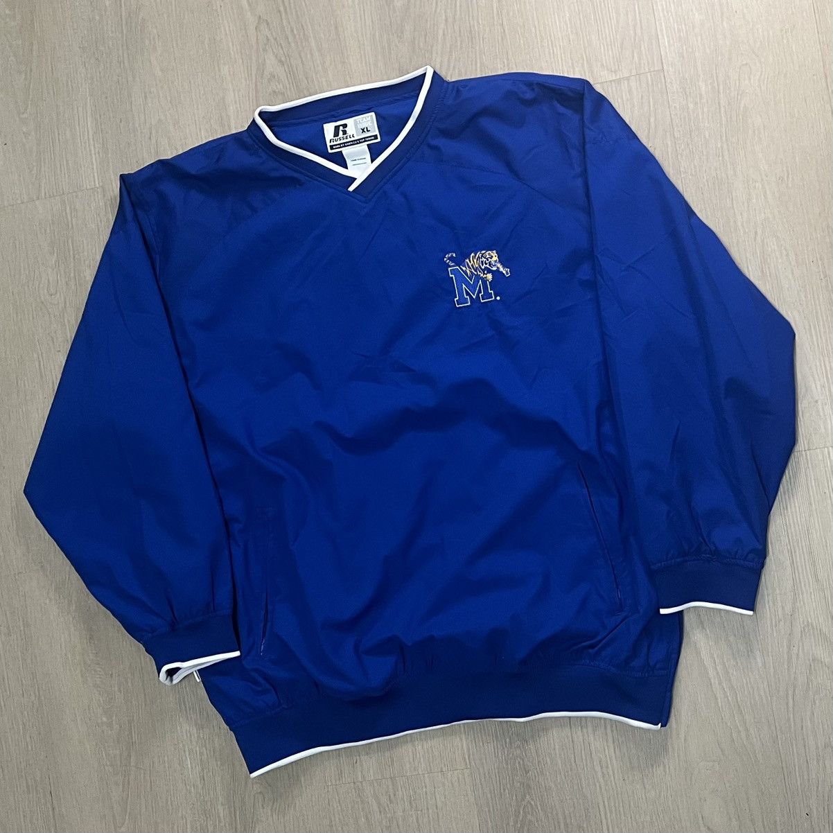 Russell Athletic Vintage Russell Team Issue Memphis Tigers Pullover Sweater Size US XL / EU 56 / 4 - 1 Thumbnail
