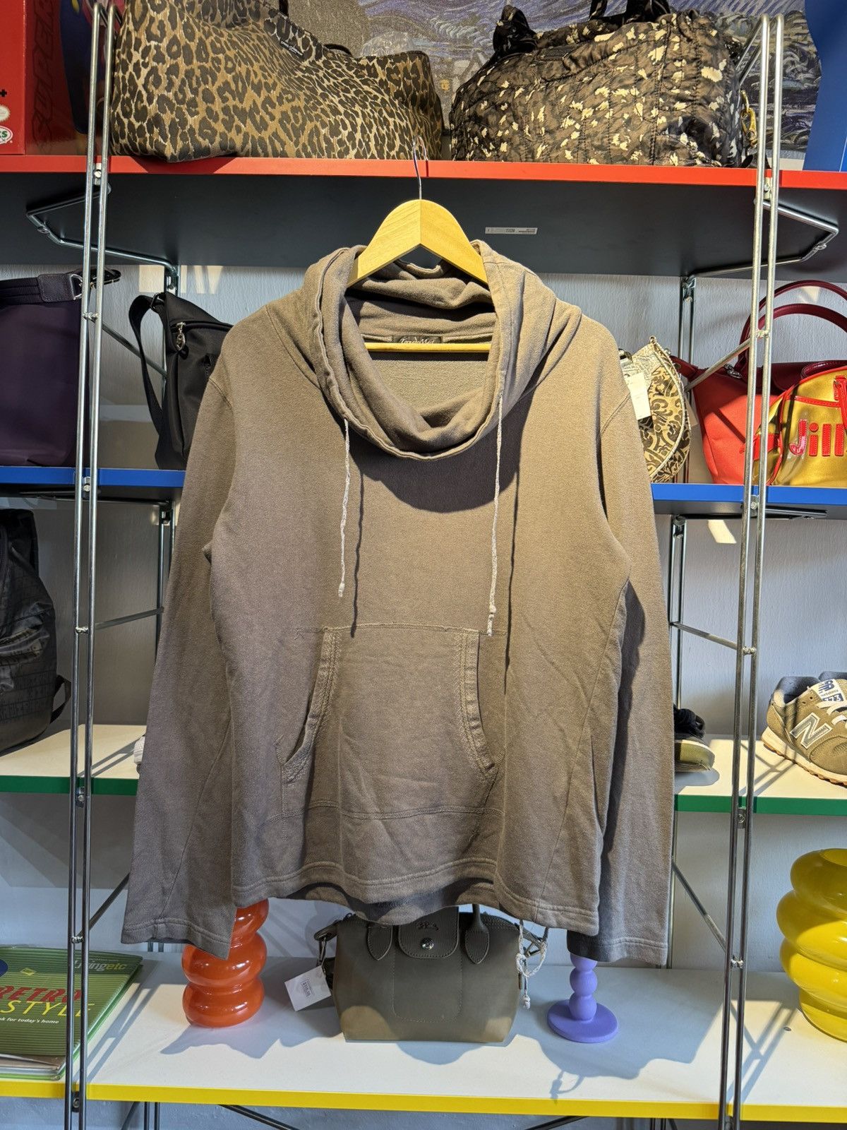 Tornado Mart Vintage 2000s Tornado Mart MudGrey Turtleneck Pullover Size US M / EU 48-50 / 2 - 1 Thumbnail