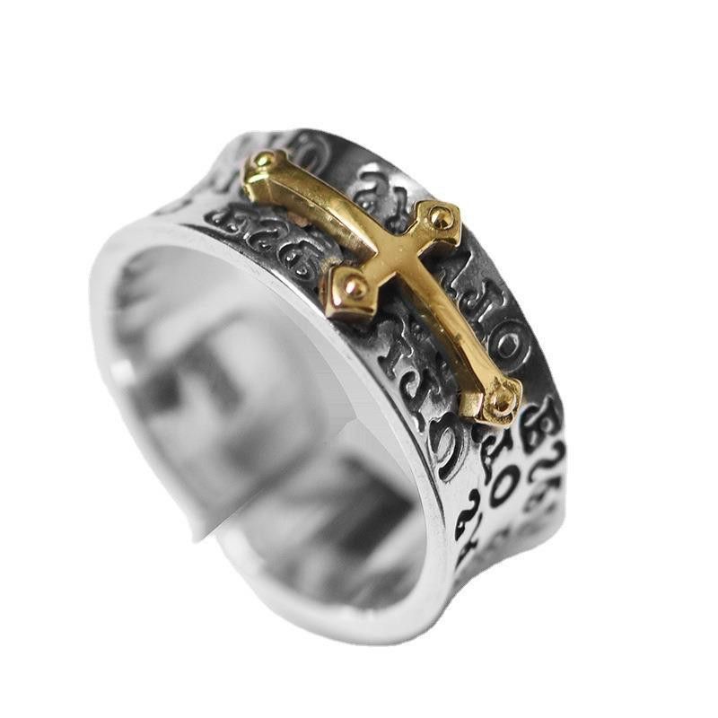 Jewelry Rare Jewelry Rings Open Size Chrome Ring (Size 7-13) Size ONE SIZE - 5 Thumbnail