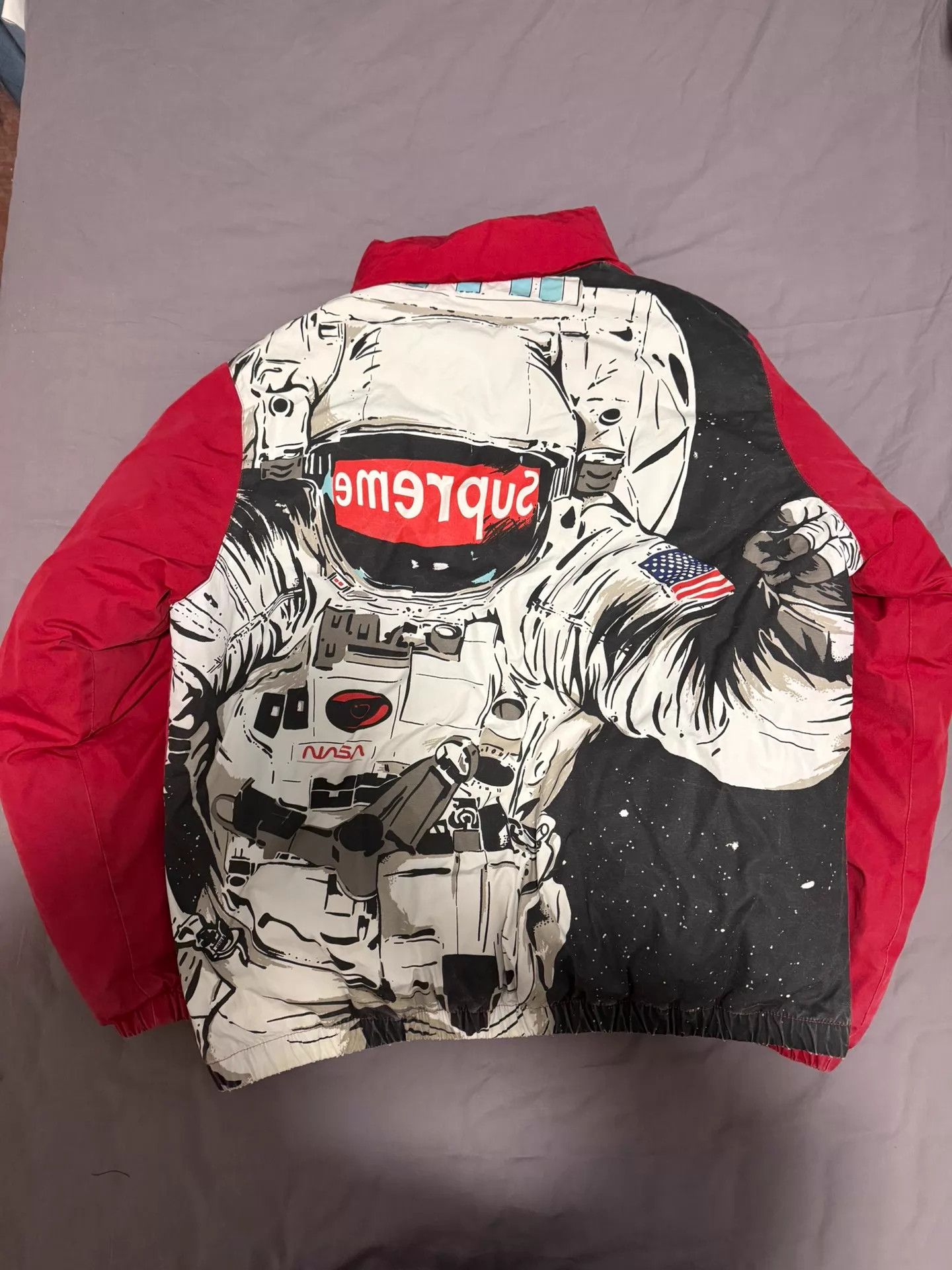 Supreme Supreme Astronaut Men's Red Puffer Jacket L Good Condition Size US L / EU 52-54 / 3 - 1 Thumbnail
