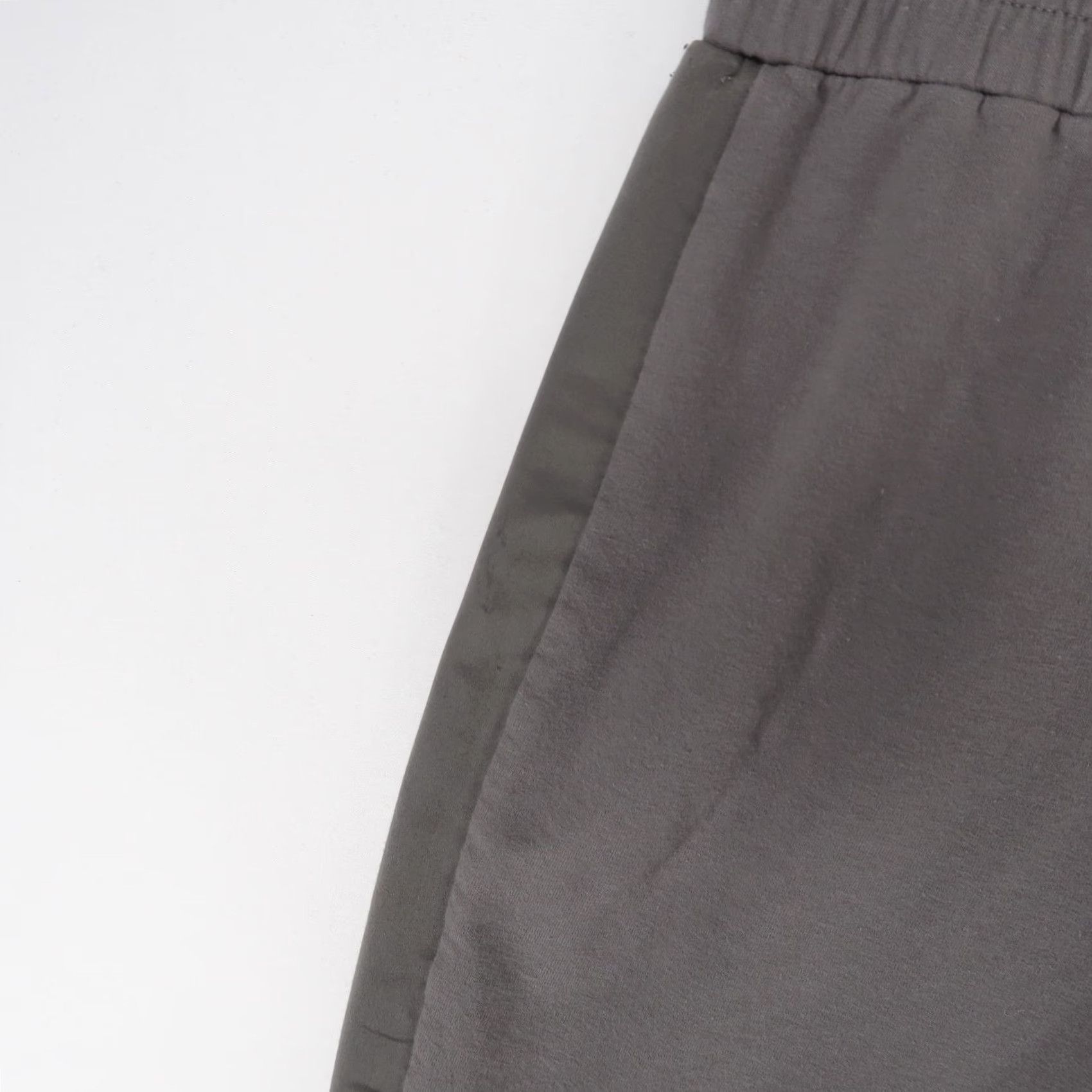 Jason Wu Jason Wu Sweatpants Womens L Gray Drawstring Elastic Waist Satin Side Panel Pants Size 36" / US 14 / IT 50 - 3 Thumbnail