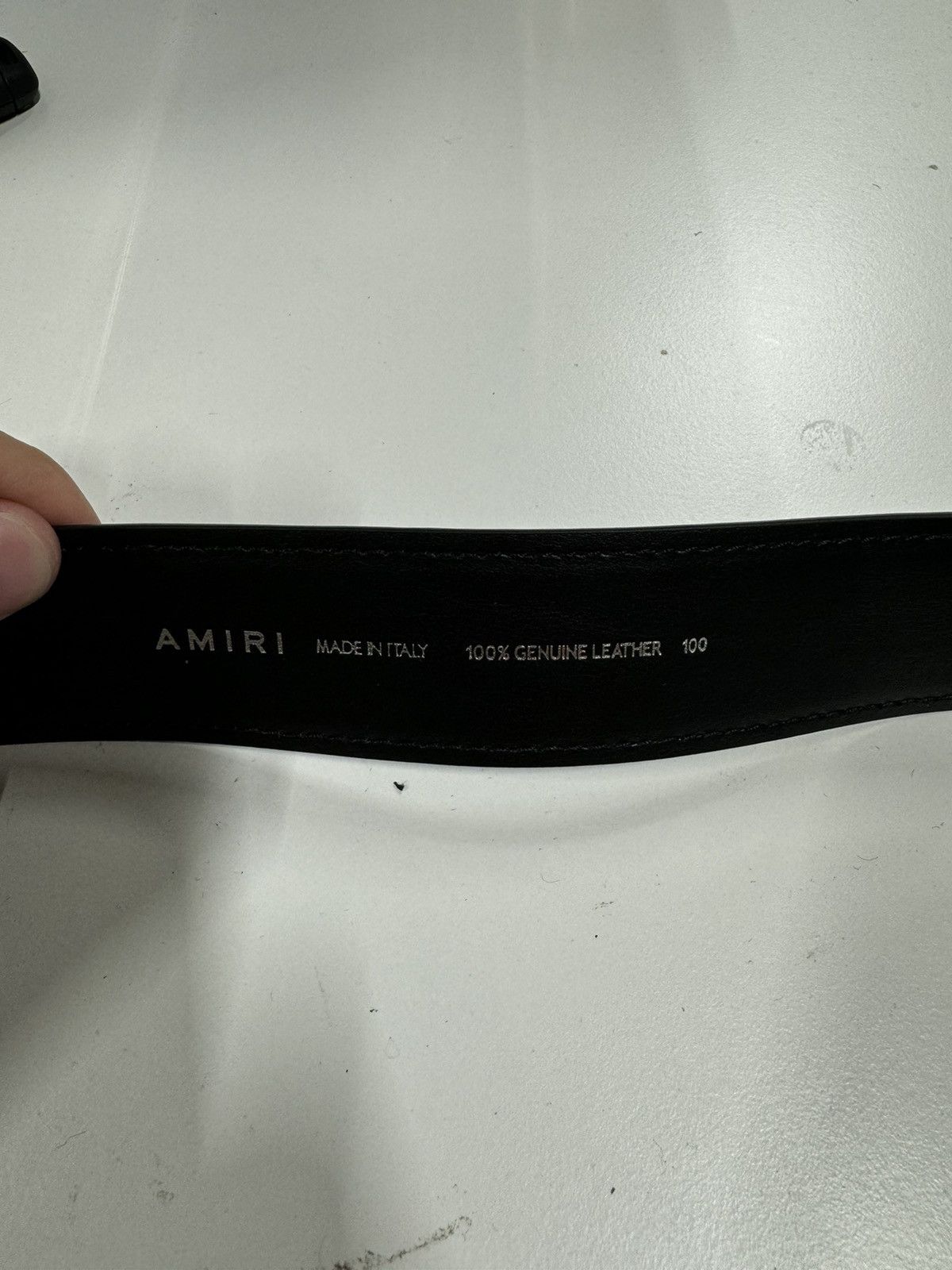 Amiri Amiri MA Buckle Leather Belt NEW 550$ Size 40 - 5 Thumbnail