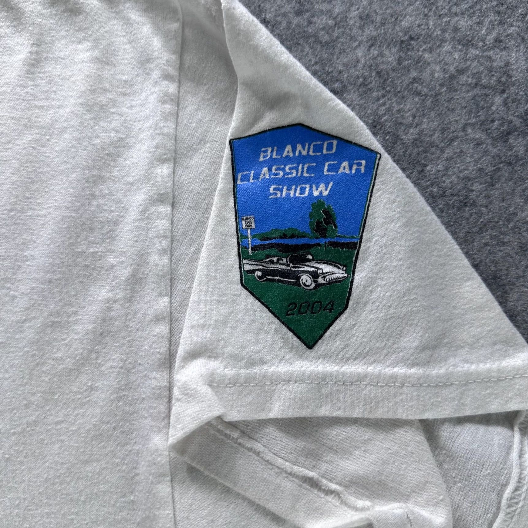 Hanes VINTAGE Hanes White Classic Car Show Shirt Mens XL White Graphic 2004 Event Tee Size US XL / EU 56 / 4 - 3 Thumbnail