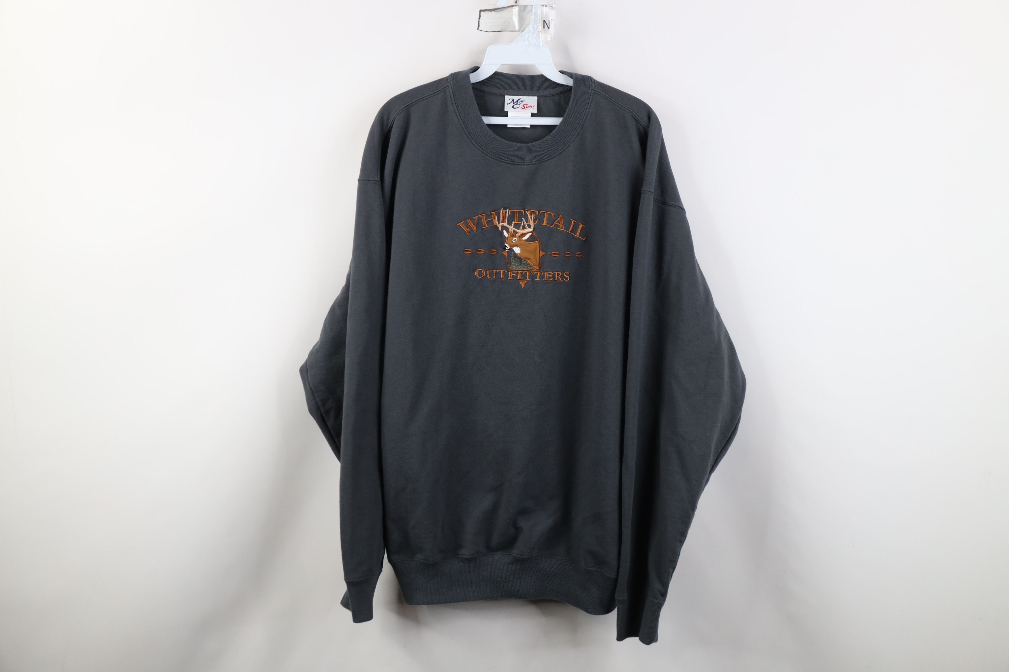 Vintage Vintage 90s Streetwear Nature Deer Whitetail Buck Sweatshirt Size XL / US 12-14 / IT 48-50 - 1 Thumbnail