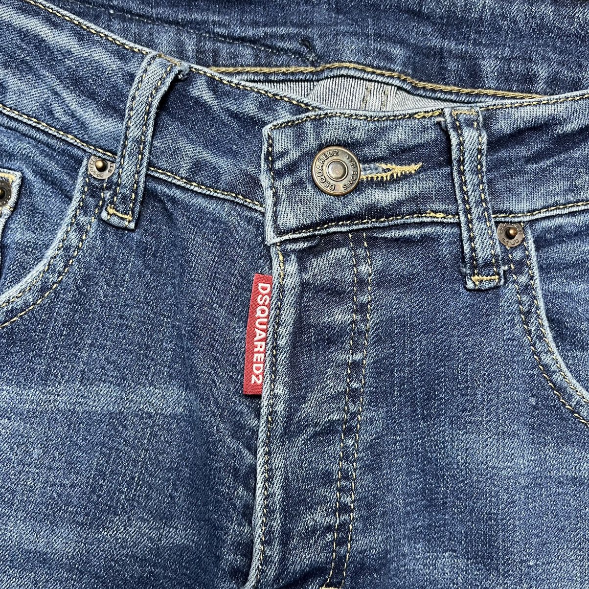 Dsquared2 Vintage Dsquared2 Distressed Denim Blue Jeans Italy Size 32" / US 10 / IT 46 - 7 Thumbnail