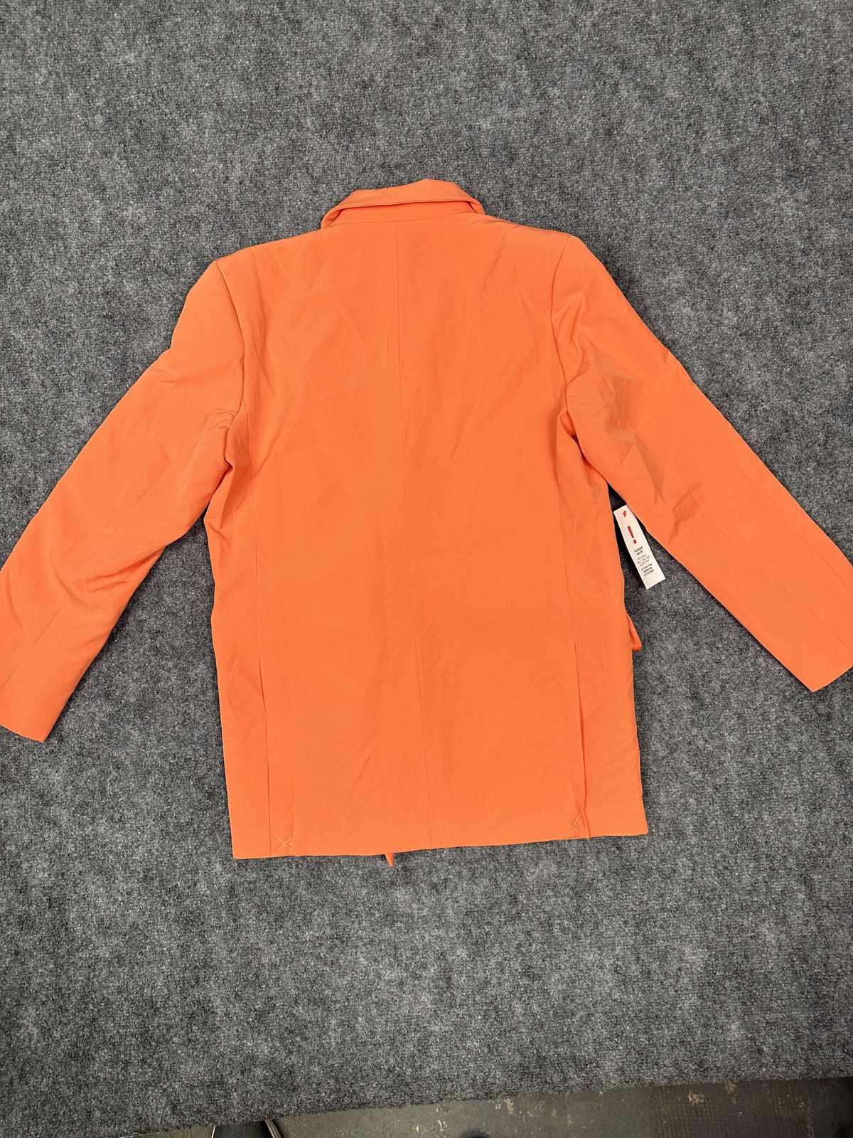 Bardo Bardot Women's Orange Double-Breasted Blazer Jacket Size XS Size XS / US 0-2 / IT 36-38 - 13 Thumbnail