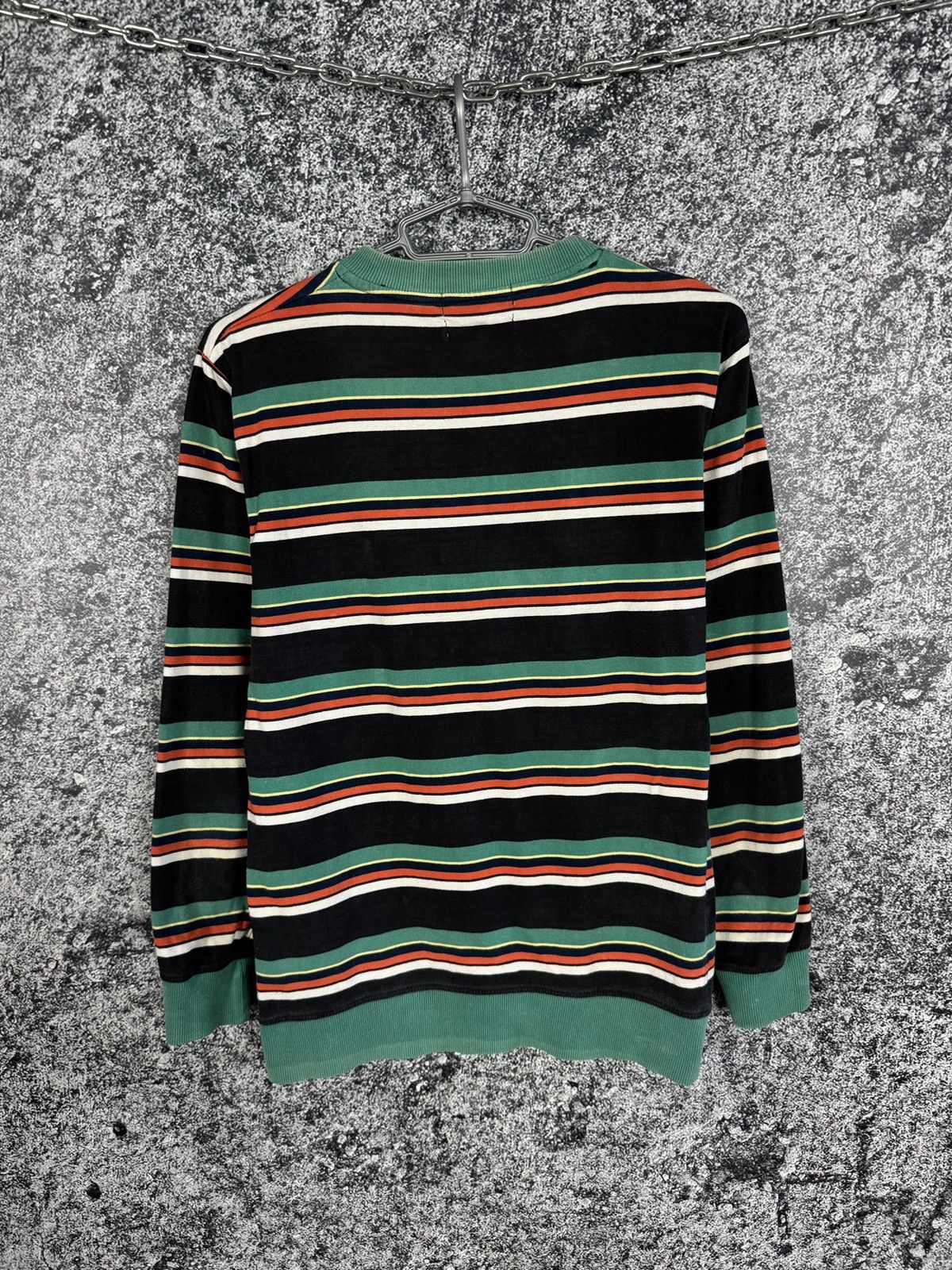 Guess Vintage Guess Striped Light Sweatshirt Premium Cotton Size US S / EU 44-46 / 1 - 9 Thumbnail