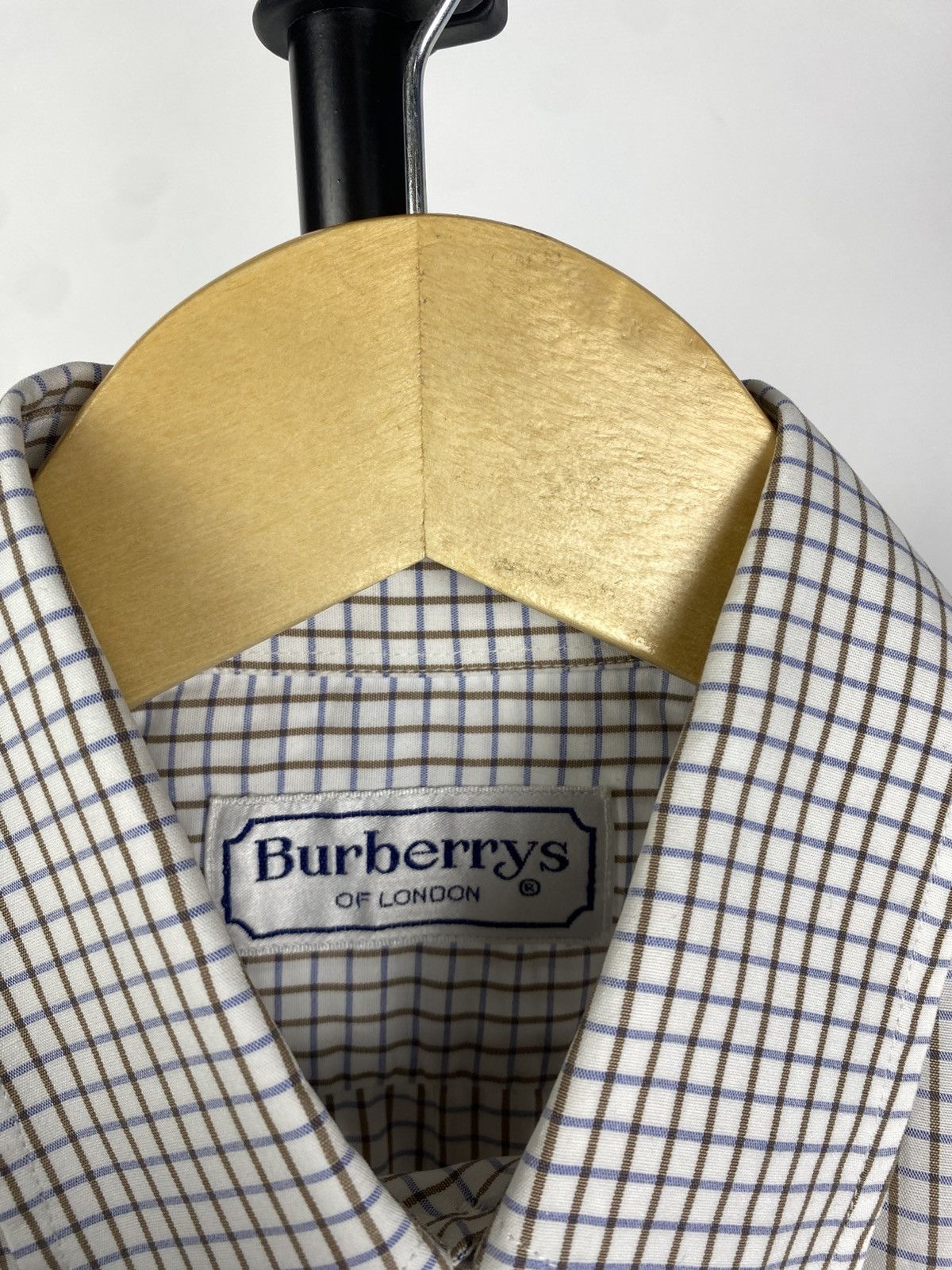 Burberry × Designer × Vintage Vintage 80s Burberry’s London Rare short sleeve shirt casual Size US M / EU 48-50 / 2 - 4 Thumbnail