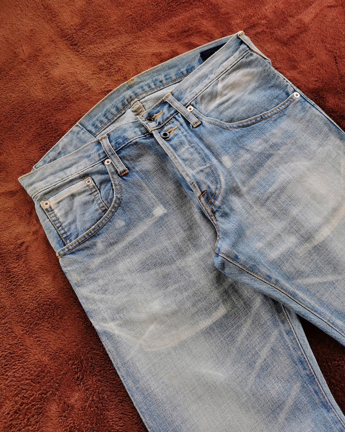 Global Work Crashed Skinny Denim Global Work Japan Ankle Jeans Size US 32 / EU 48 - 3 Thumbnail