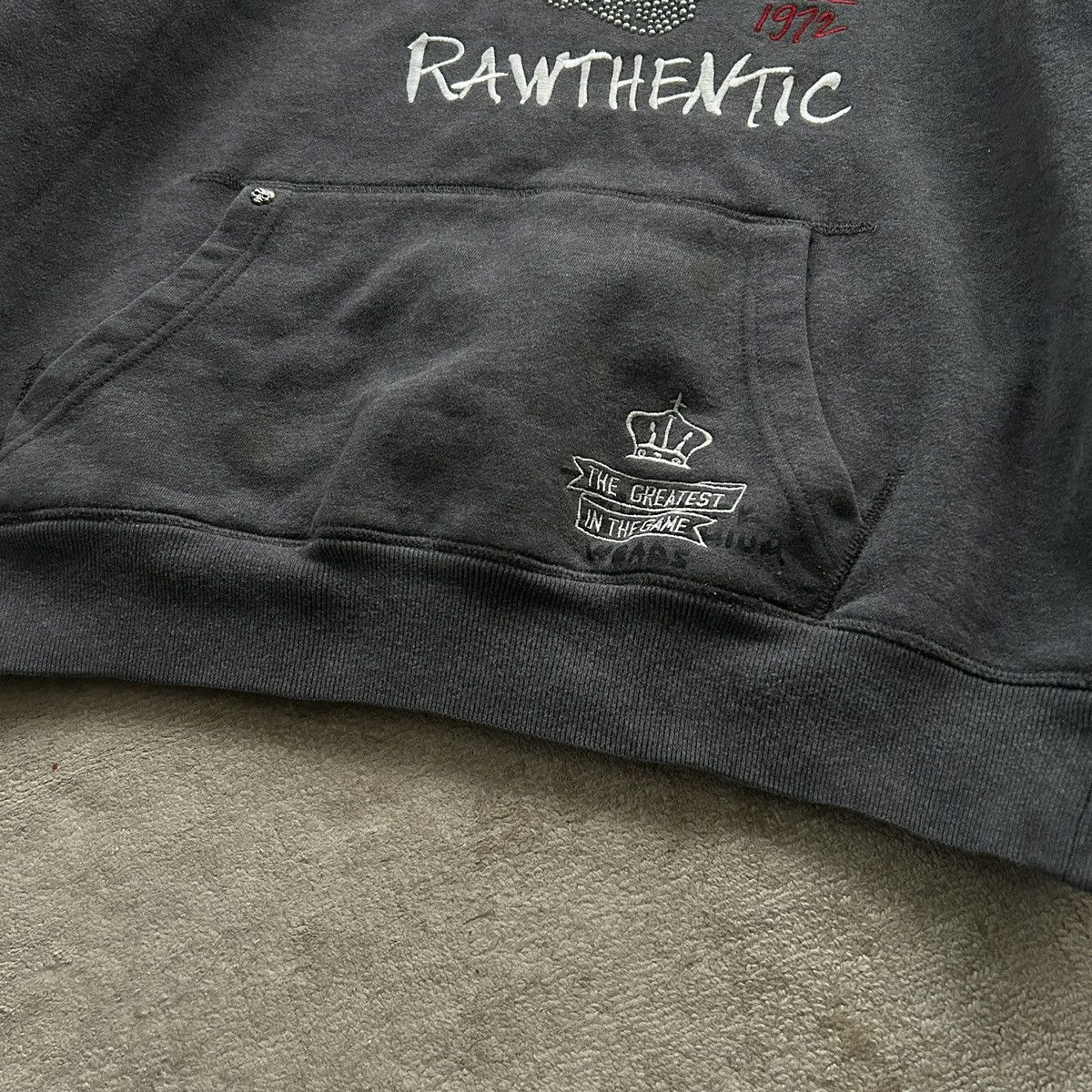 Ecko Unltd. Rare Ecko Unltd Rawthentic Rhinestone Hoodie Size US M / EU 48-50 / 2 - 3 Thumbnail