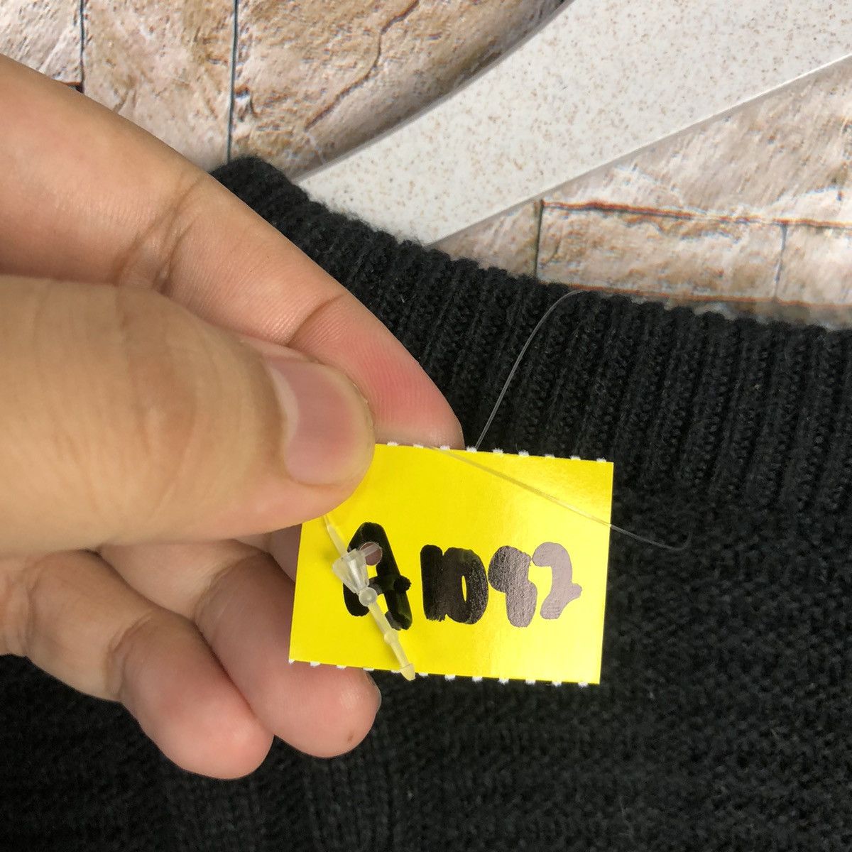 Homespun Knitwear × Japanese Brand × Vintage Japanese Brand Black cable Knitwear #A1082 Size US M / EU 48-50 / 2 - 10 Thumbnail