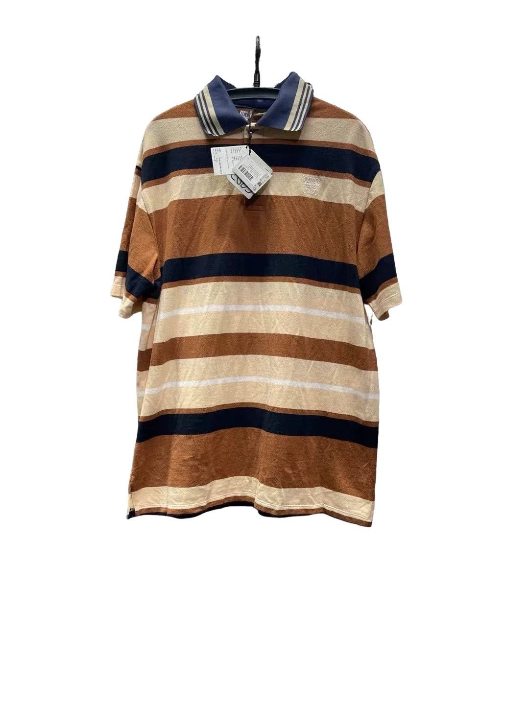Loewe Loewe Striped Cotton Linen Polo S Size US S / EU 44-46 / 1 - 1 Thumbnail