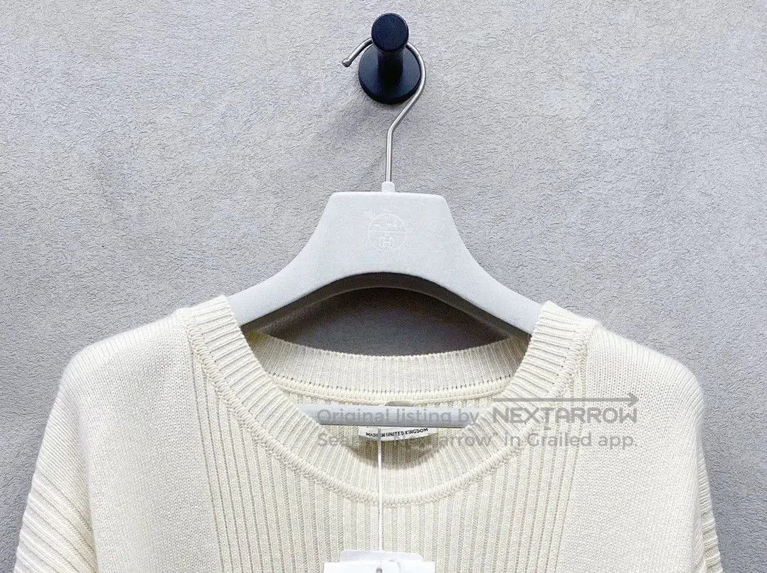 Hermes Hermès Cream Cashmere Knit Sweater. Size US XS / EU 42 / 0 - 5 Thumbnail