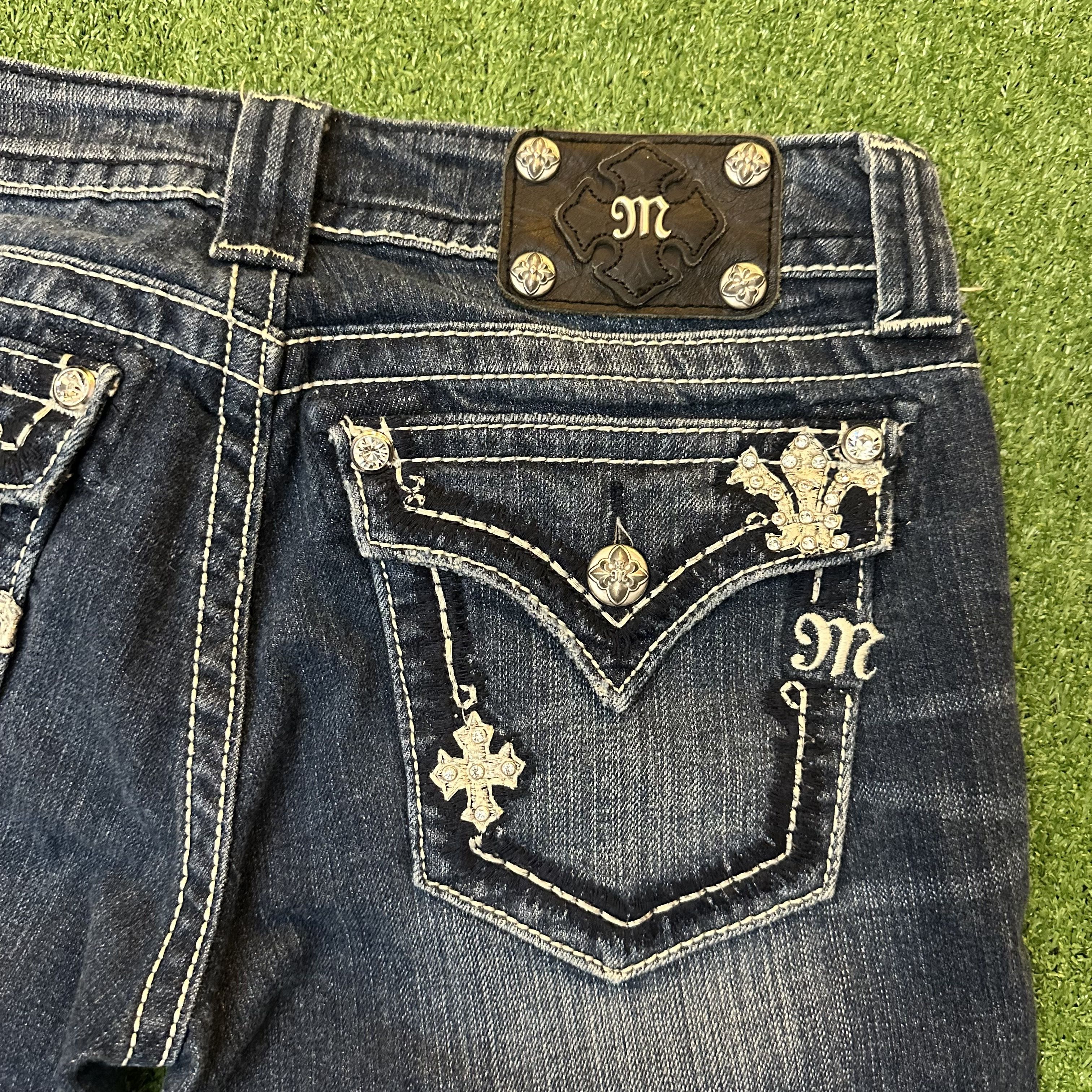 Miss Me Women's Retro Miss Me Denim Capris Size 32" / US 10 / IT 46 - 7 Thumbnail