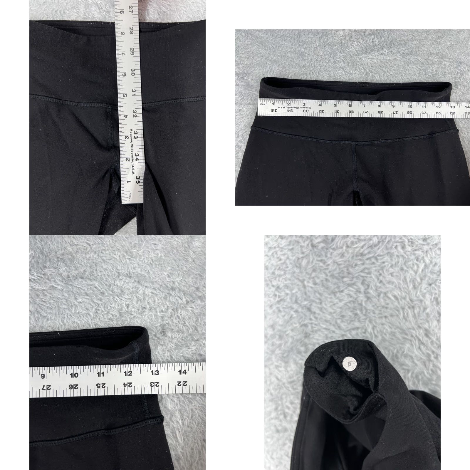Lululemon Lululemon Pants Womens 6 Black Wunder Under Crop 20" ISSUES READ Cropped Leg Skinny Pockets Activewear Yoga Cross Training Dance Size 28" / US 6 / IT 42 - 8 Thumbnail