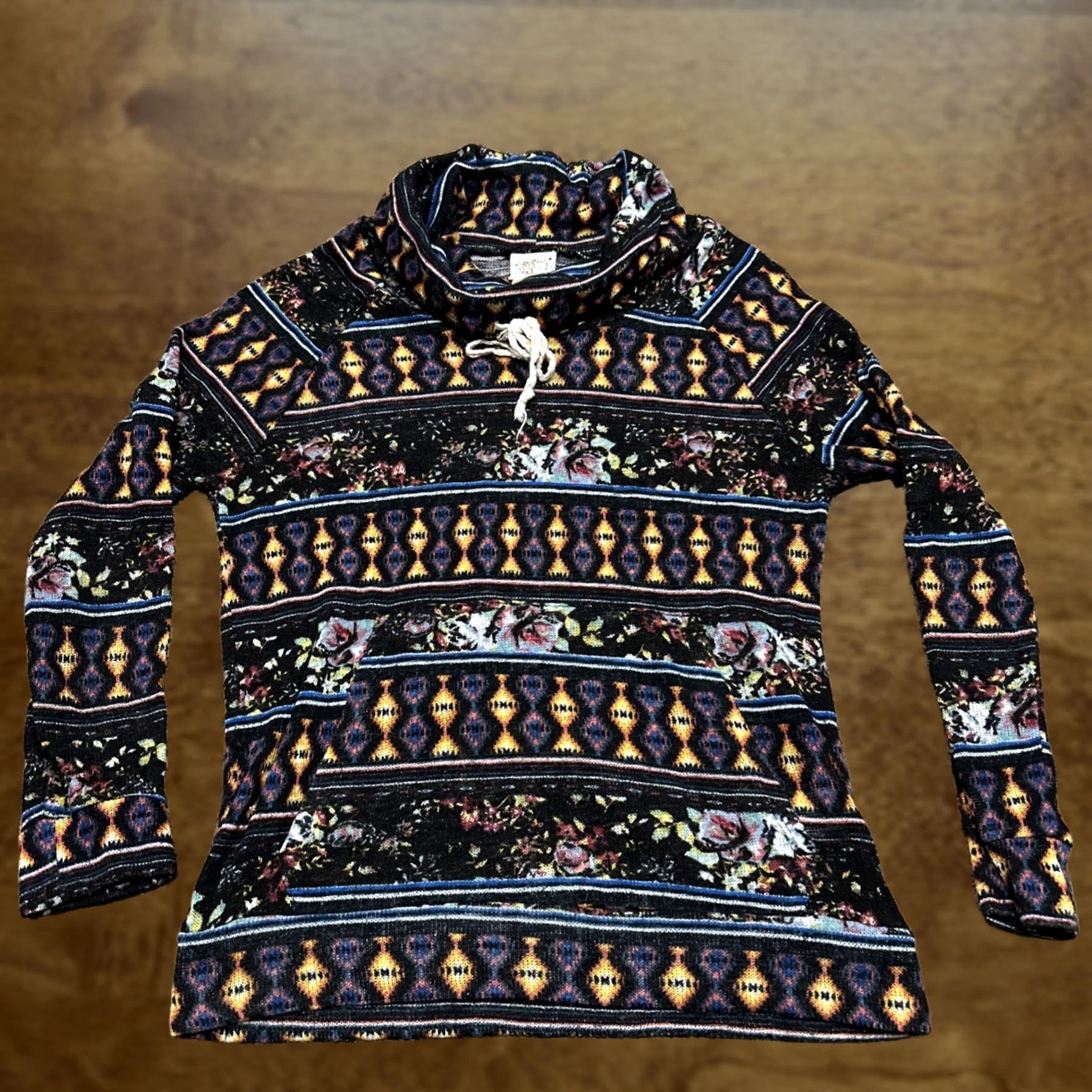 Vintage Self Esteem Shirt Women's Small Long Sleeve Cowl Neck W/pockets B22 Size S / US 4 / IT 40 - 1 Thumbnail