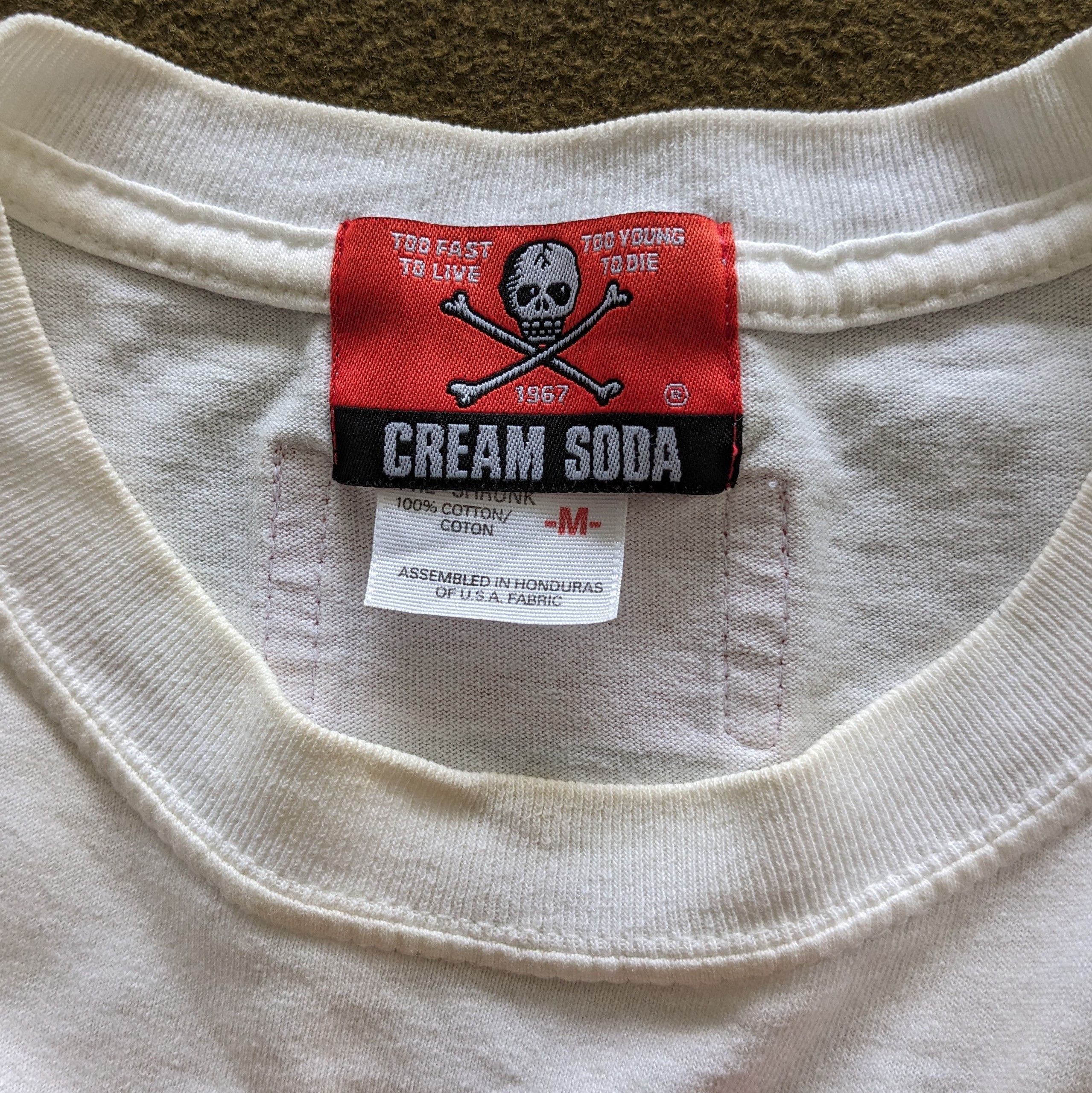Vintage Vintage CREAM SODA Rock 'N' Roll T-shirt Size US M / EU 48-50 / 2 - 5 Thumbnail
