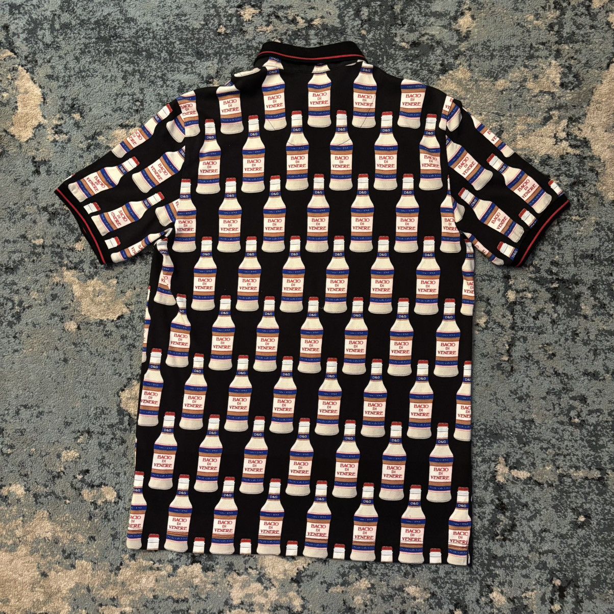 Dolce & Gabbana Dolce & Gabbana Printed Collar Shirt Fits Large Flawless Size US L / EU 52-54 / 3 - 4 Thumbnail