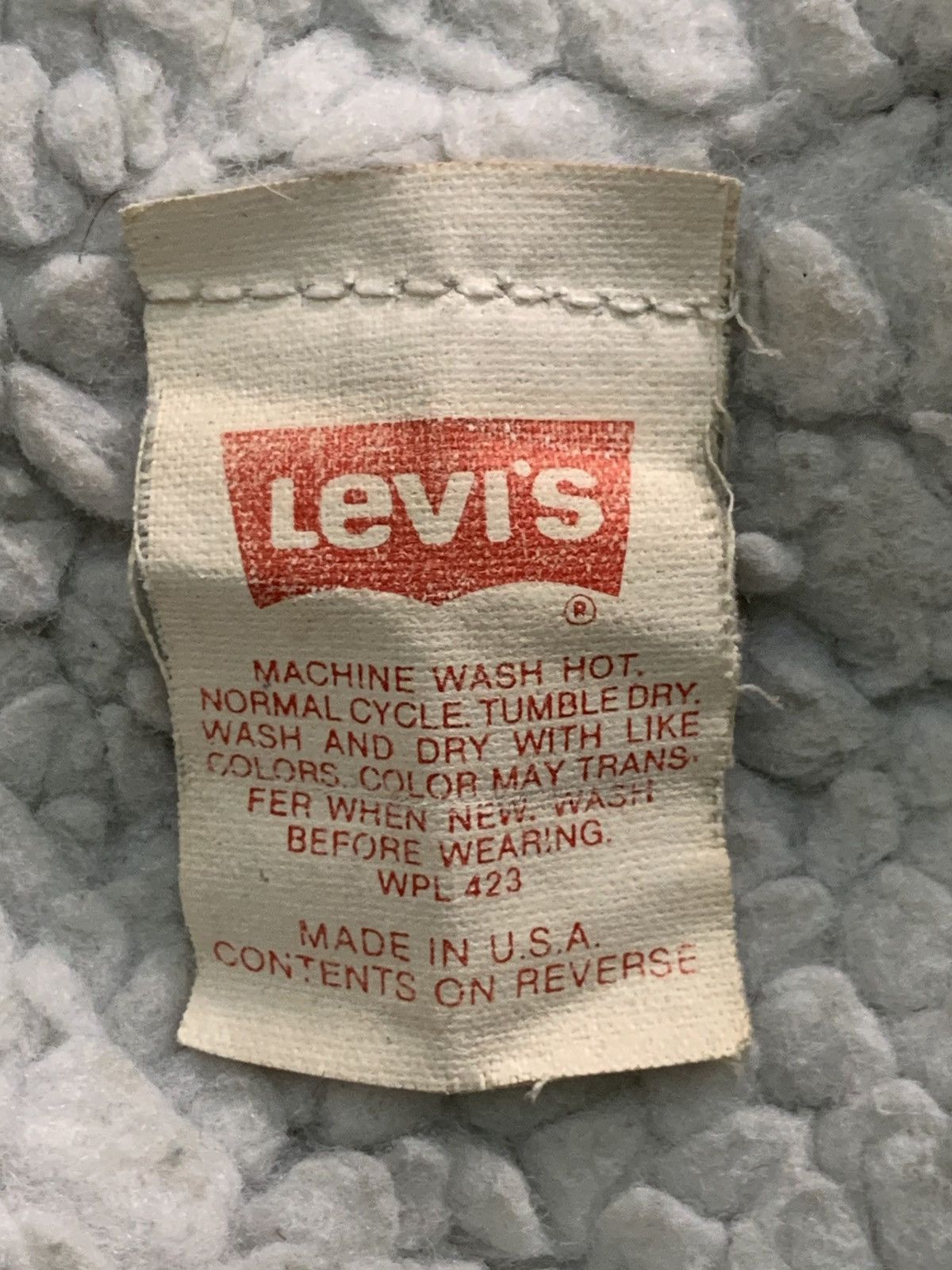 Levi's Vintage Clothing Rare Design Vintage Levi's Sherpa-Lined Denim Trucker Jacket Size US XL / EU 56 / 4 - 5 Thumbnail