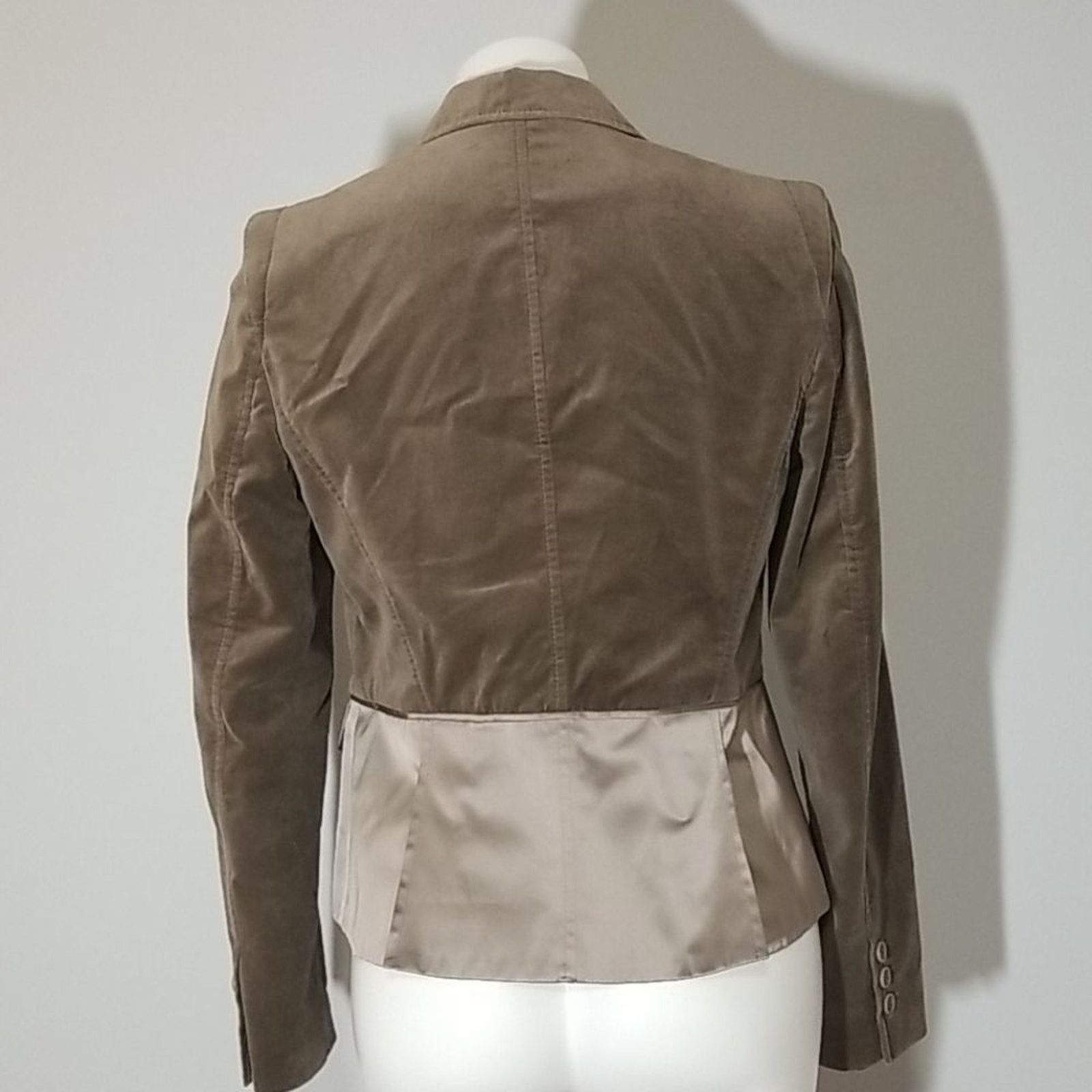 Other St. Emile Brown Velour Blazer Jacket Size M / US 6-8 / IT 42-44 - 5 Thumbnail