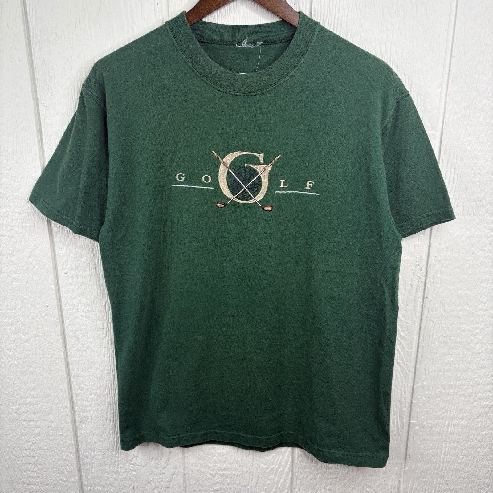 & Other Stories Vintage 90’s Moss Green Golf Shirt Size Large Size US L / EU 52-54 / 3 - 1 Thumbnail