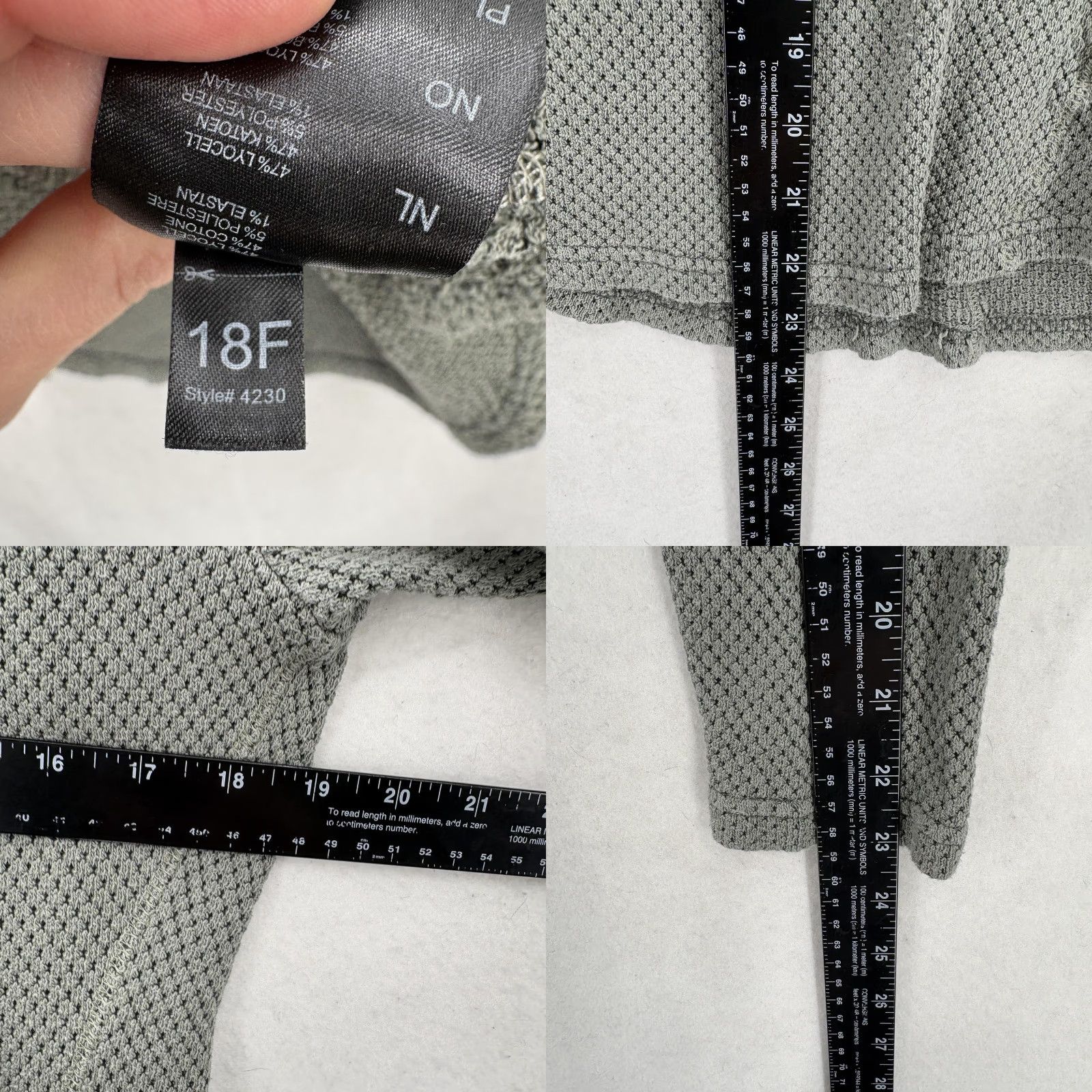 Vintage Kuhl Lyrik Sweater Womens Medium Gray V-Neck Long Sleeve Thermal Top Knit Pullover Casual 90s? Size M / US 6-8 / IT 42-44 - 8 Thumbnail